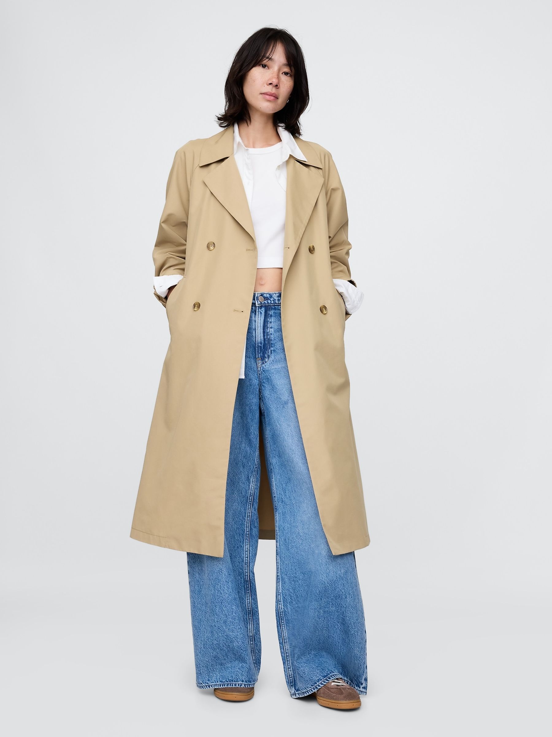 Beige Icon Trench Coat - Image 1 of 4