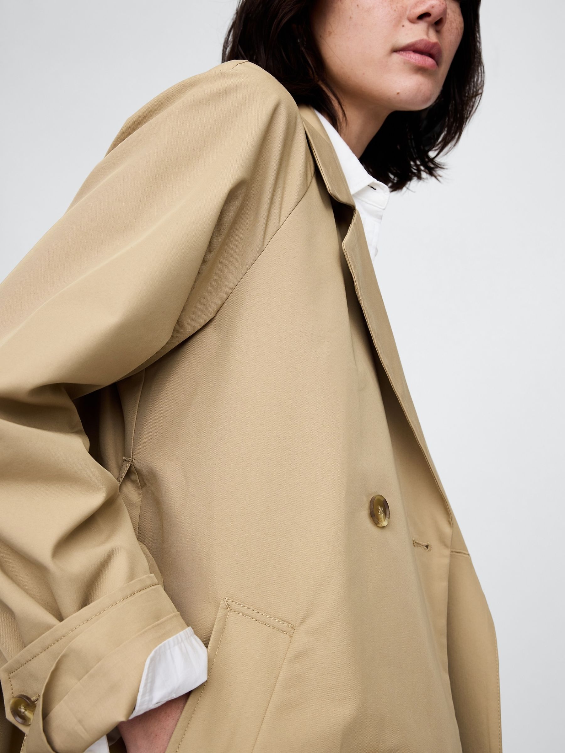 Beige Icon Trench Coat - Image 4 of 4