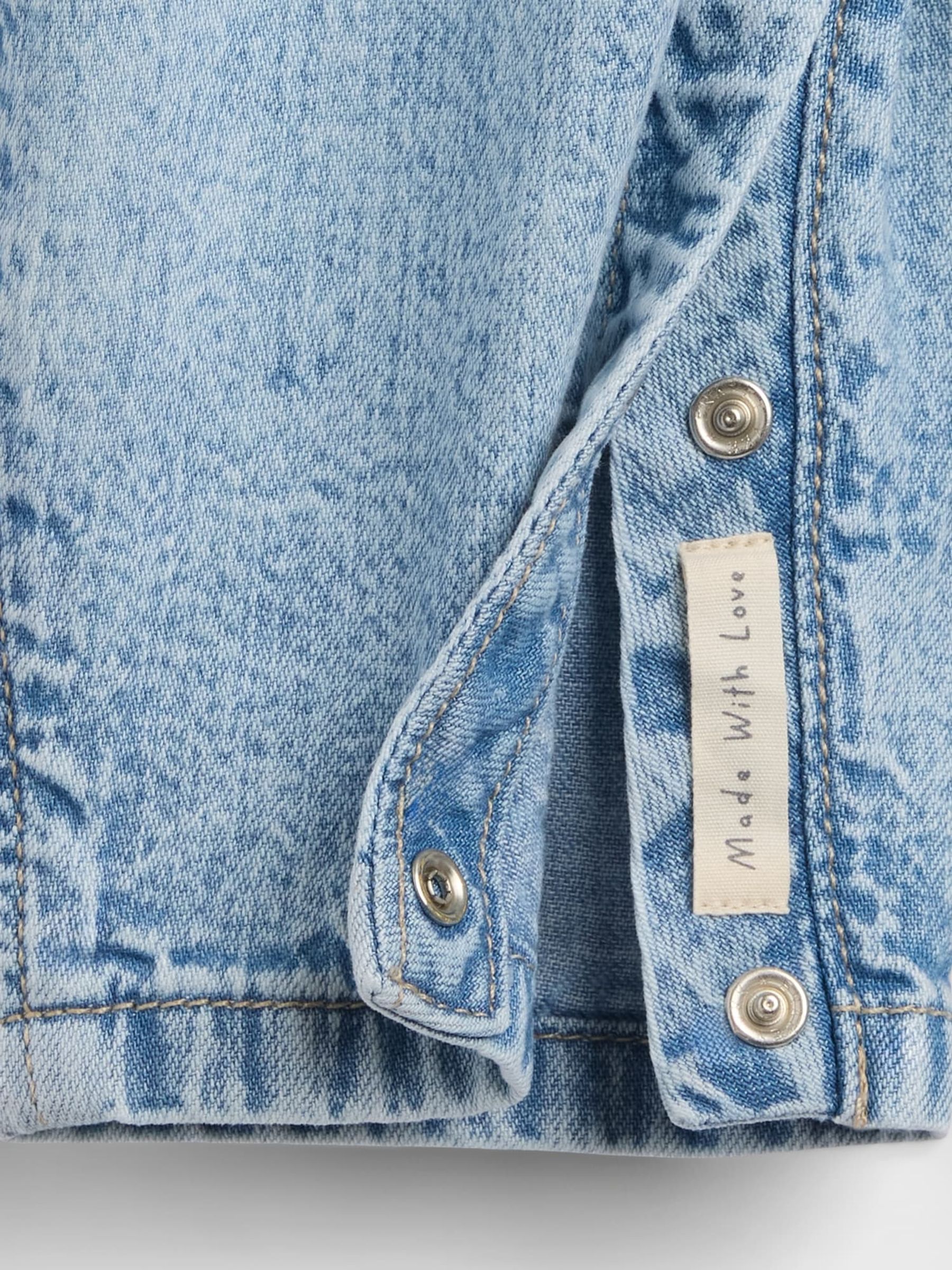 Medium wash Winnie The Pooh Denim Overall Dungarees - Image 4 of 4