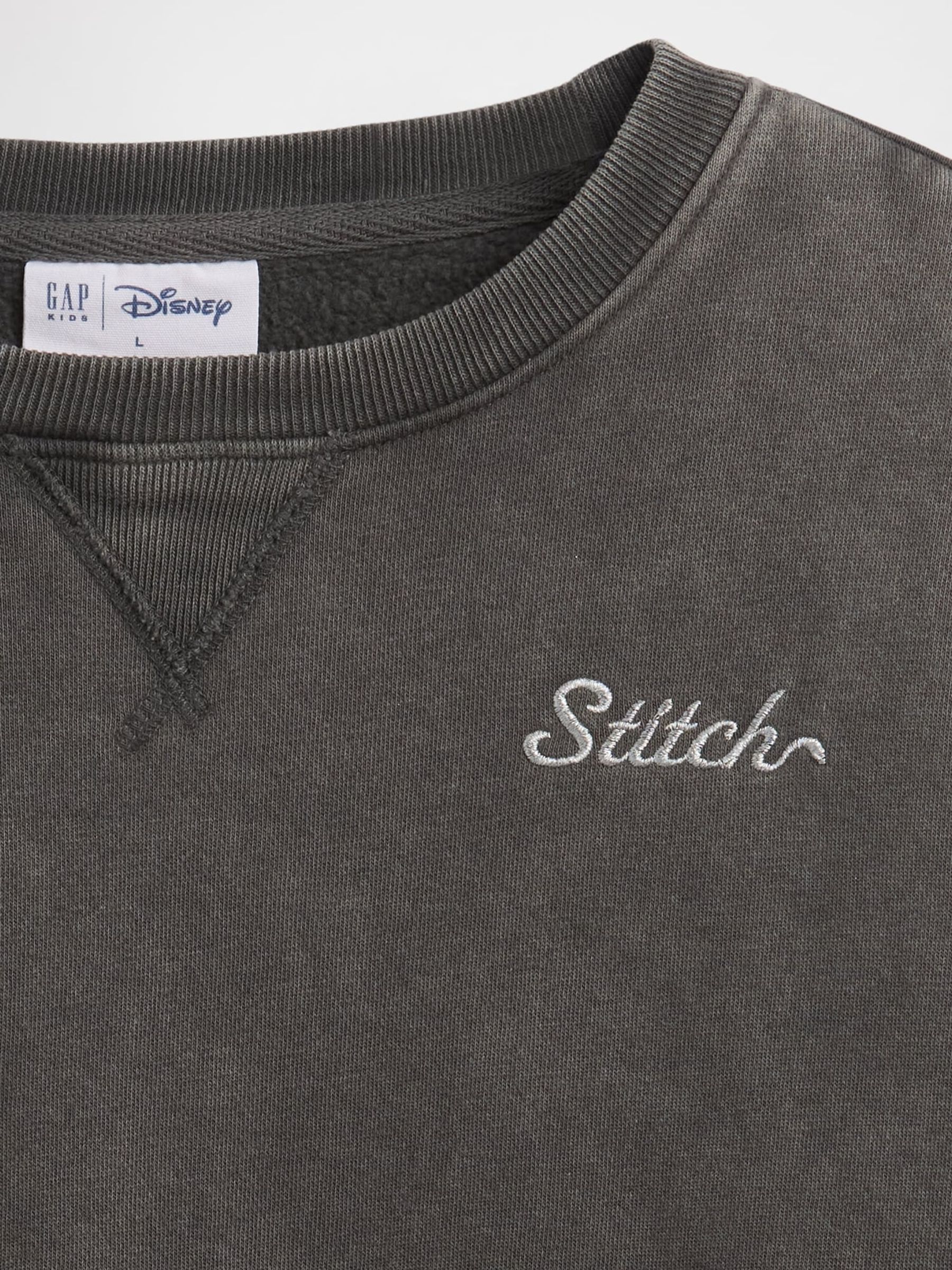 Black Disney VintageSoft Oversized Sweatshirt (4-13yrs) - Image 5 of 5