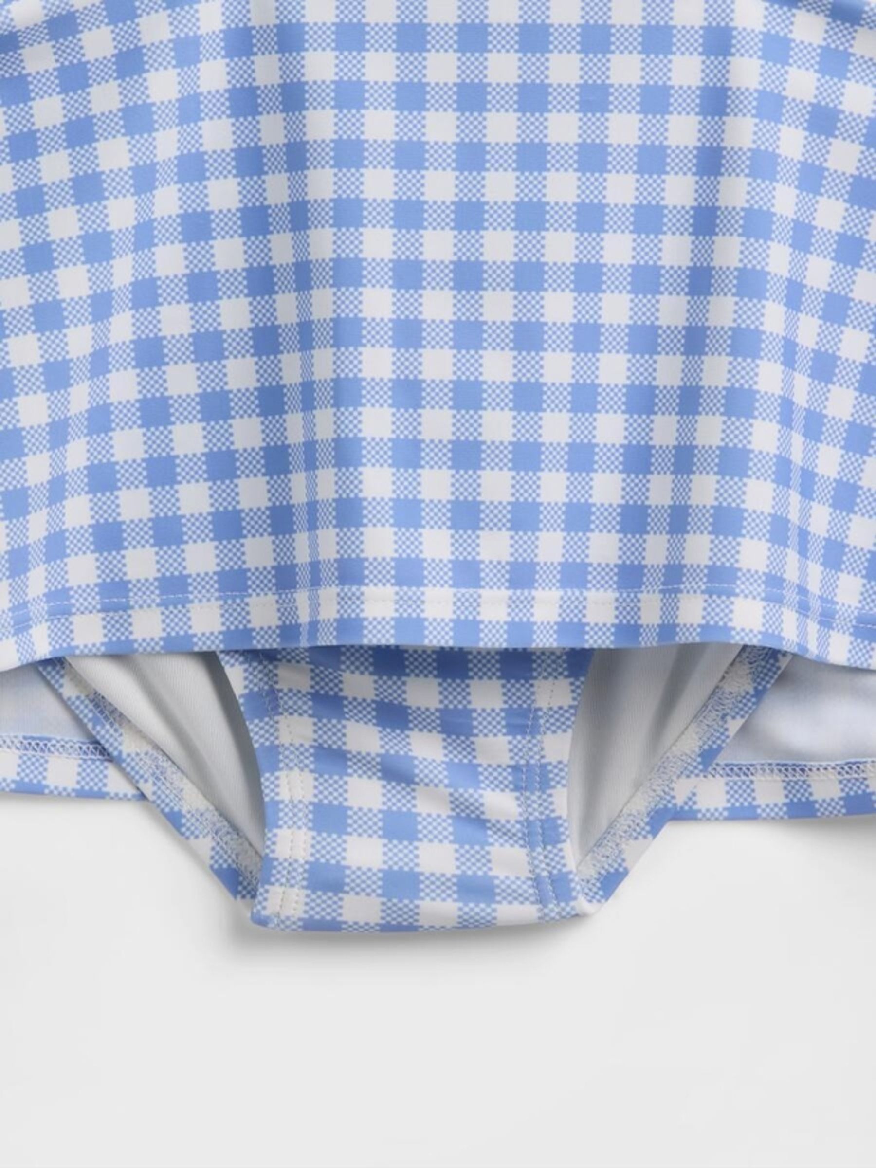 Blue Tankini  Skort Swim Set (4-13yrs) - Image 3 of 3