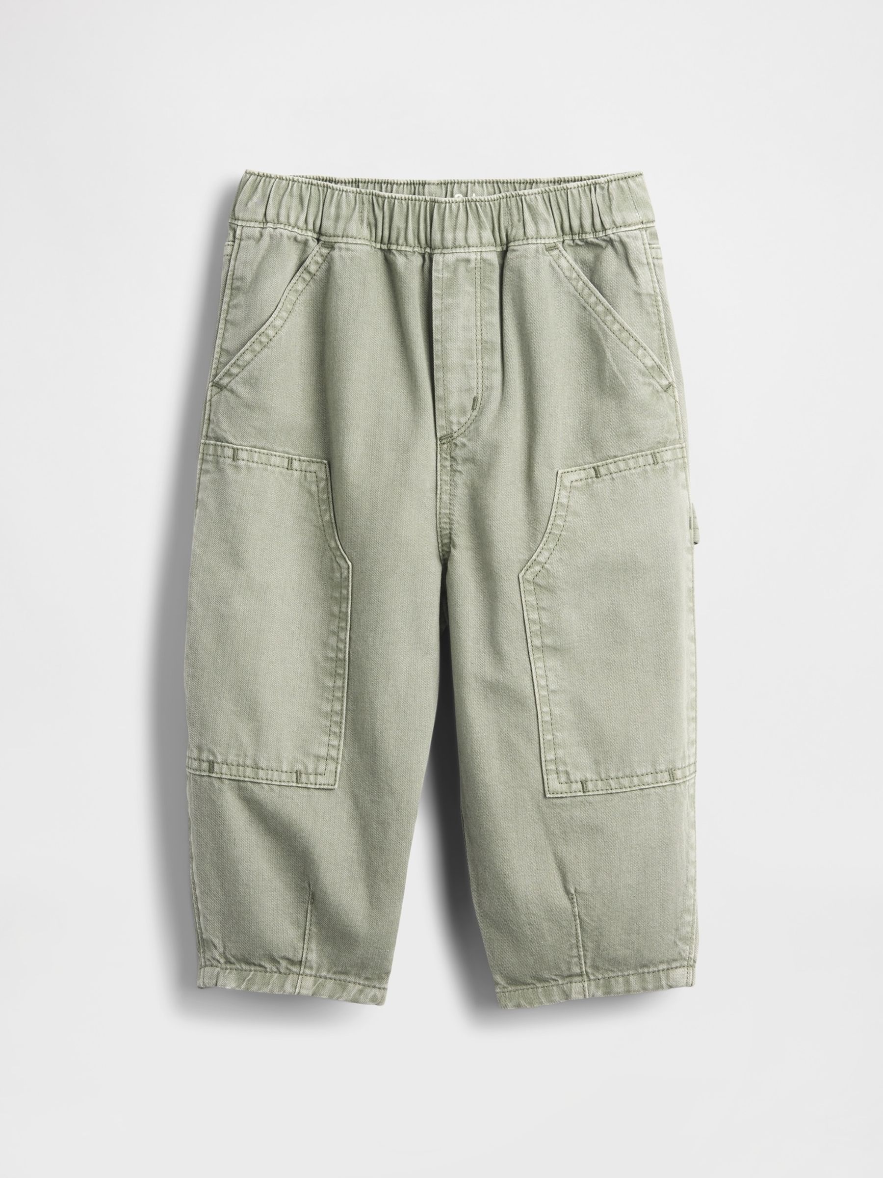 Green Pull On Barrel Carpenter Jeans - Image 1 of 2