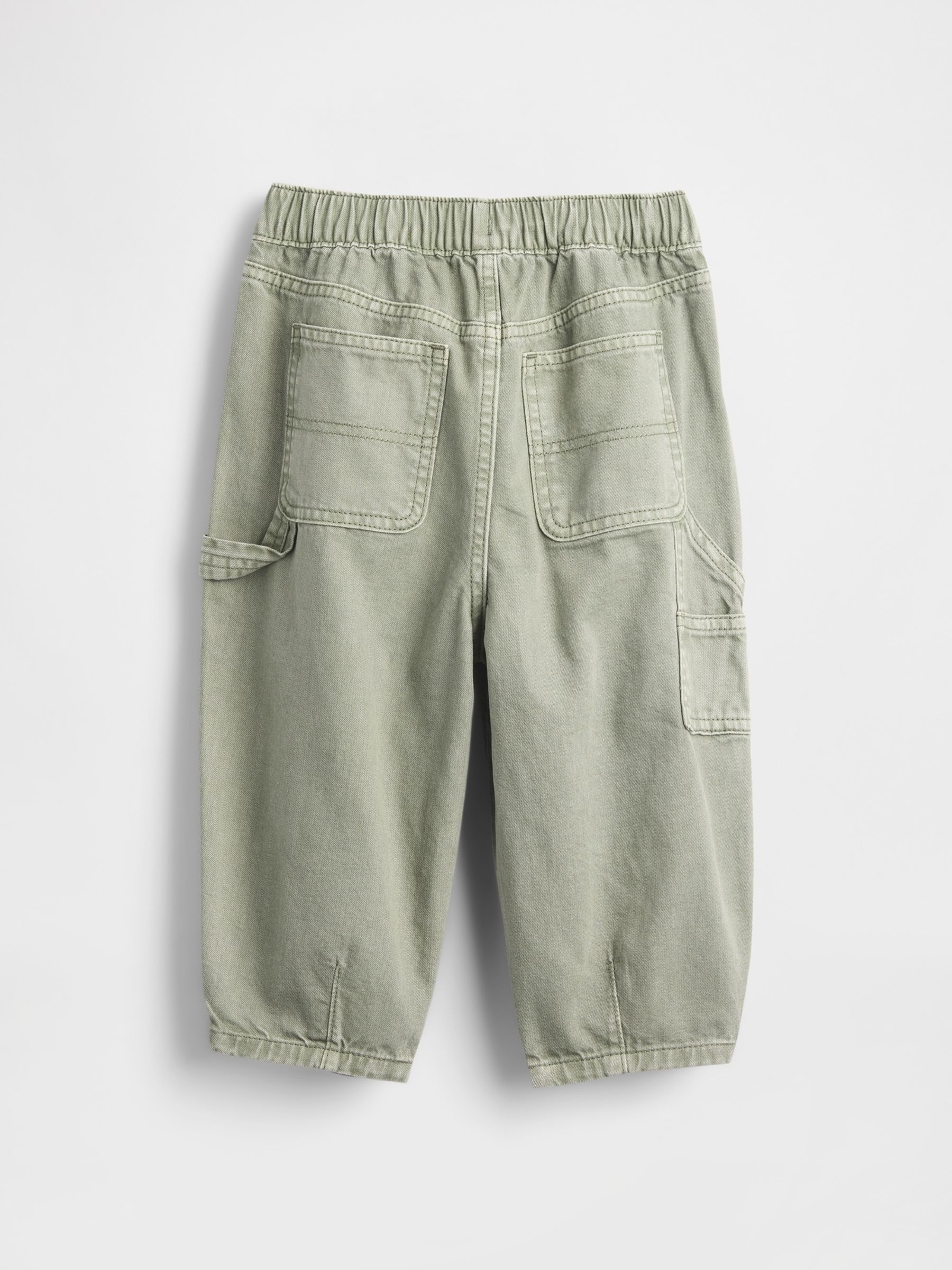 Green Pull On Barrel Carpenter Jeans - Image 2 of 2