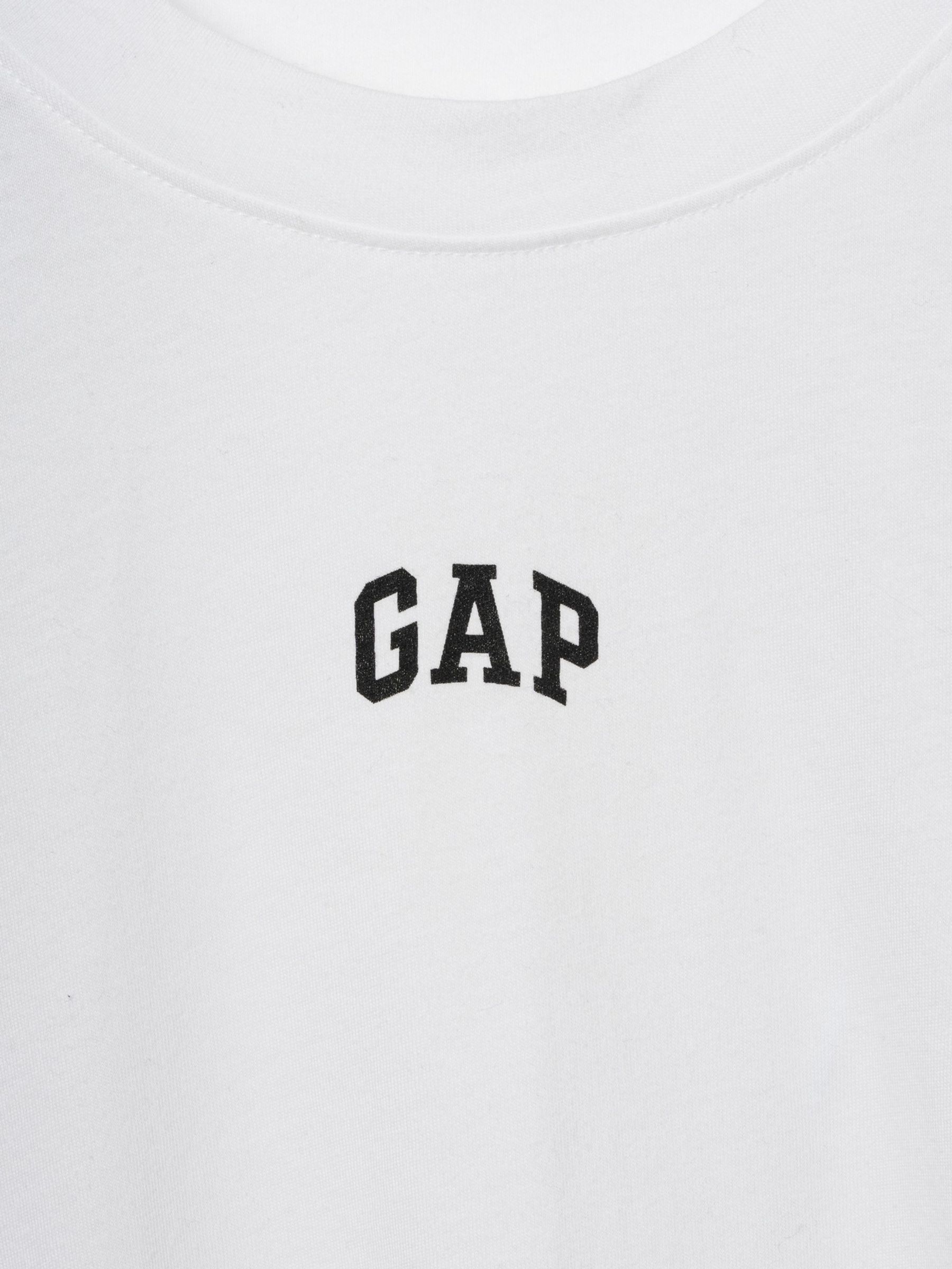 White Vintage Soft Athletic Logo Longline T-Shirt - Image 3 of 3