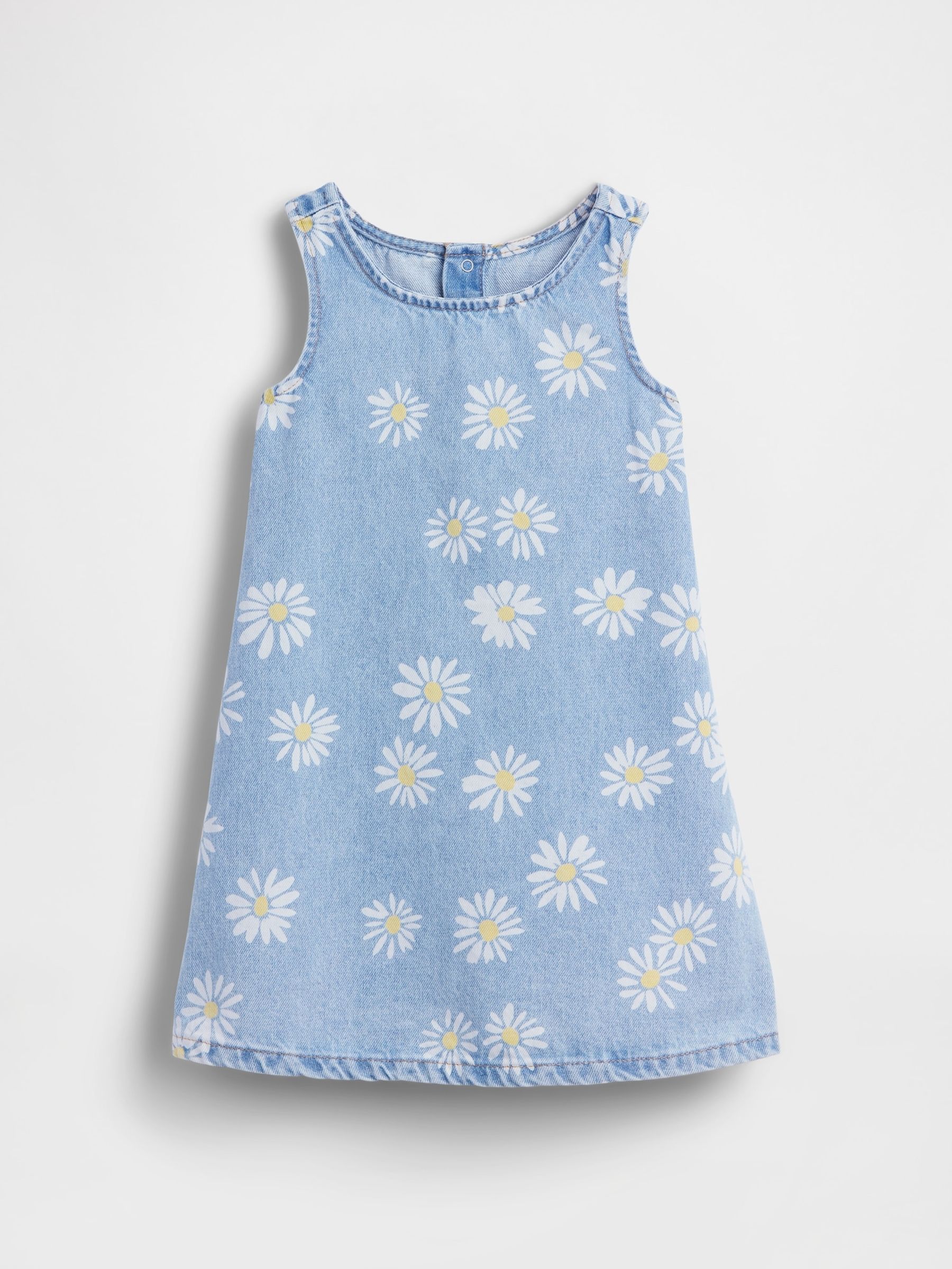 Blue Daisy Denim Dress - Image 3 of 4