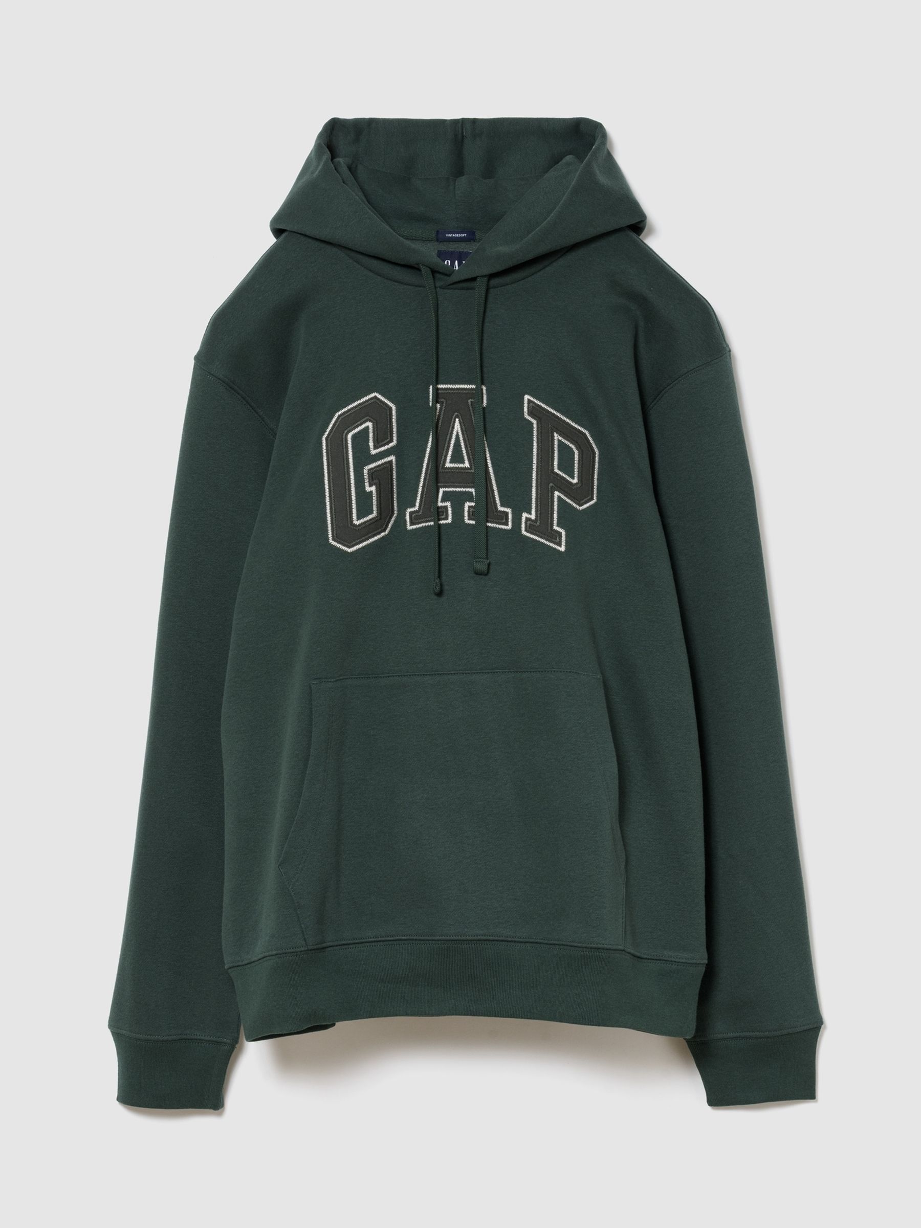 Green VintageSoft Arch Logo Hoodie - Image 1 of 1 Green VintageSoft Arch Logo Hoodie - Image 1 of 1
