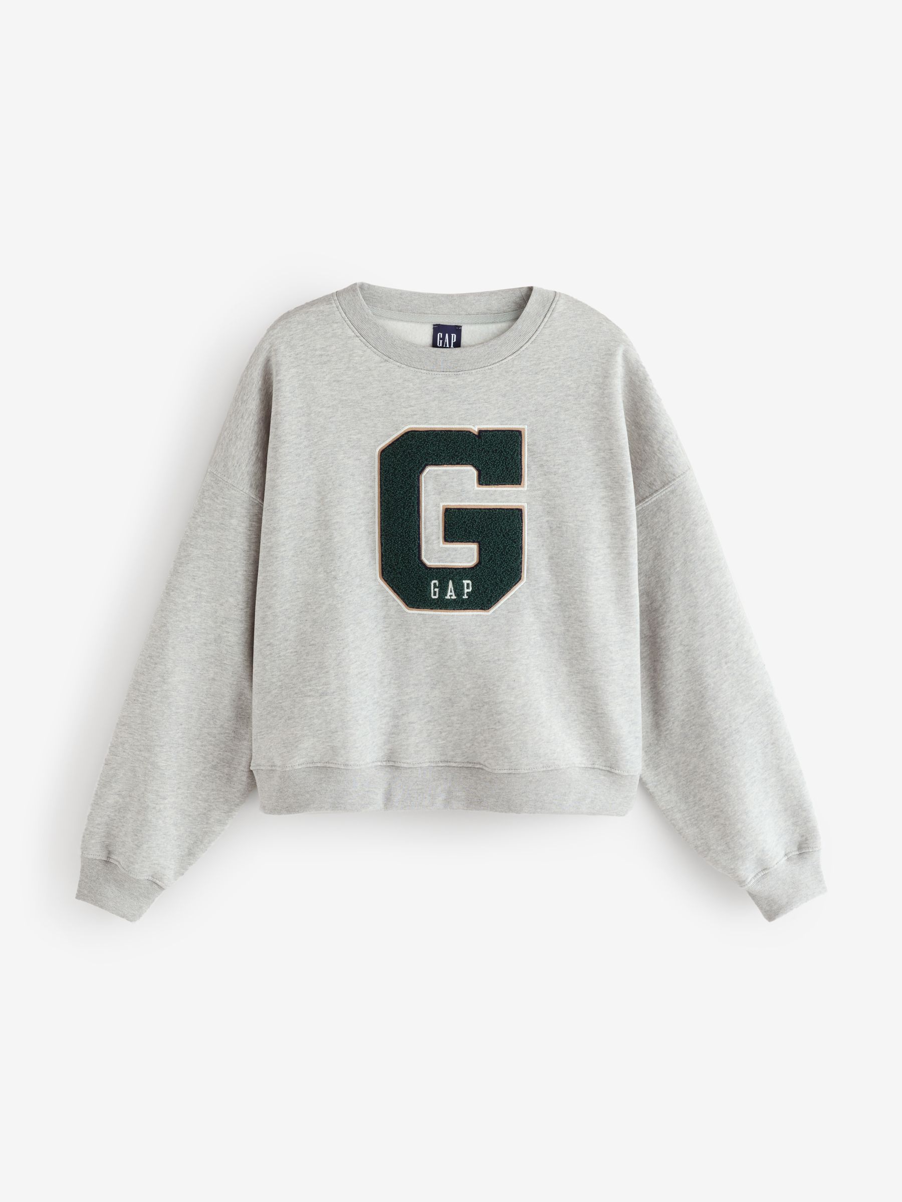 Grey Relaxed Logo Sweatshirt - Image 1 of 4