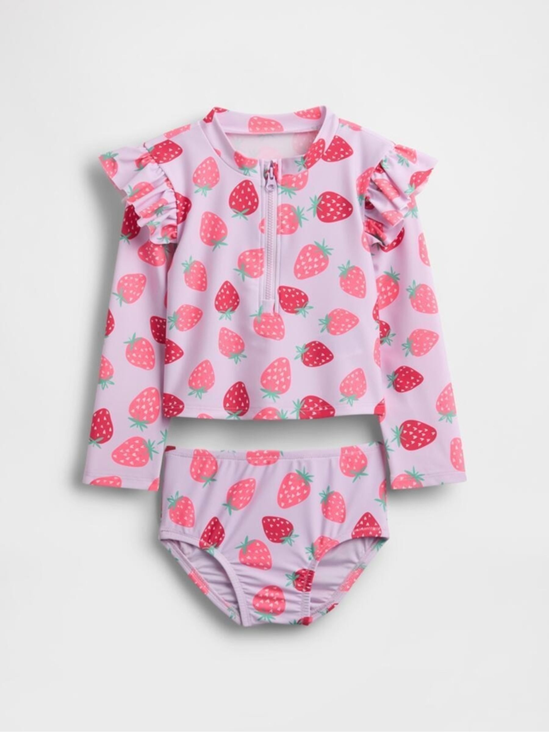 Red Rash Guard Swim Two Piece (6mths-5yrs) - Image 1 of 2