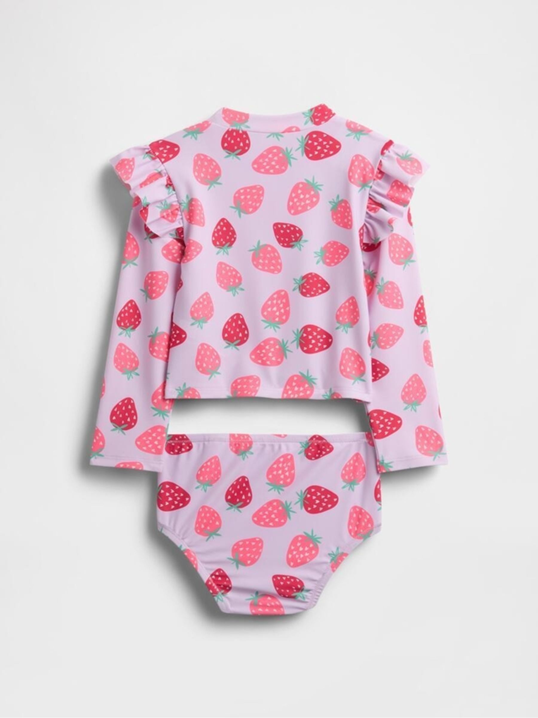 Red Rash Guard Swim Two Piece (6mths-5yrs) - Image 2 of 2