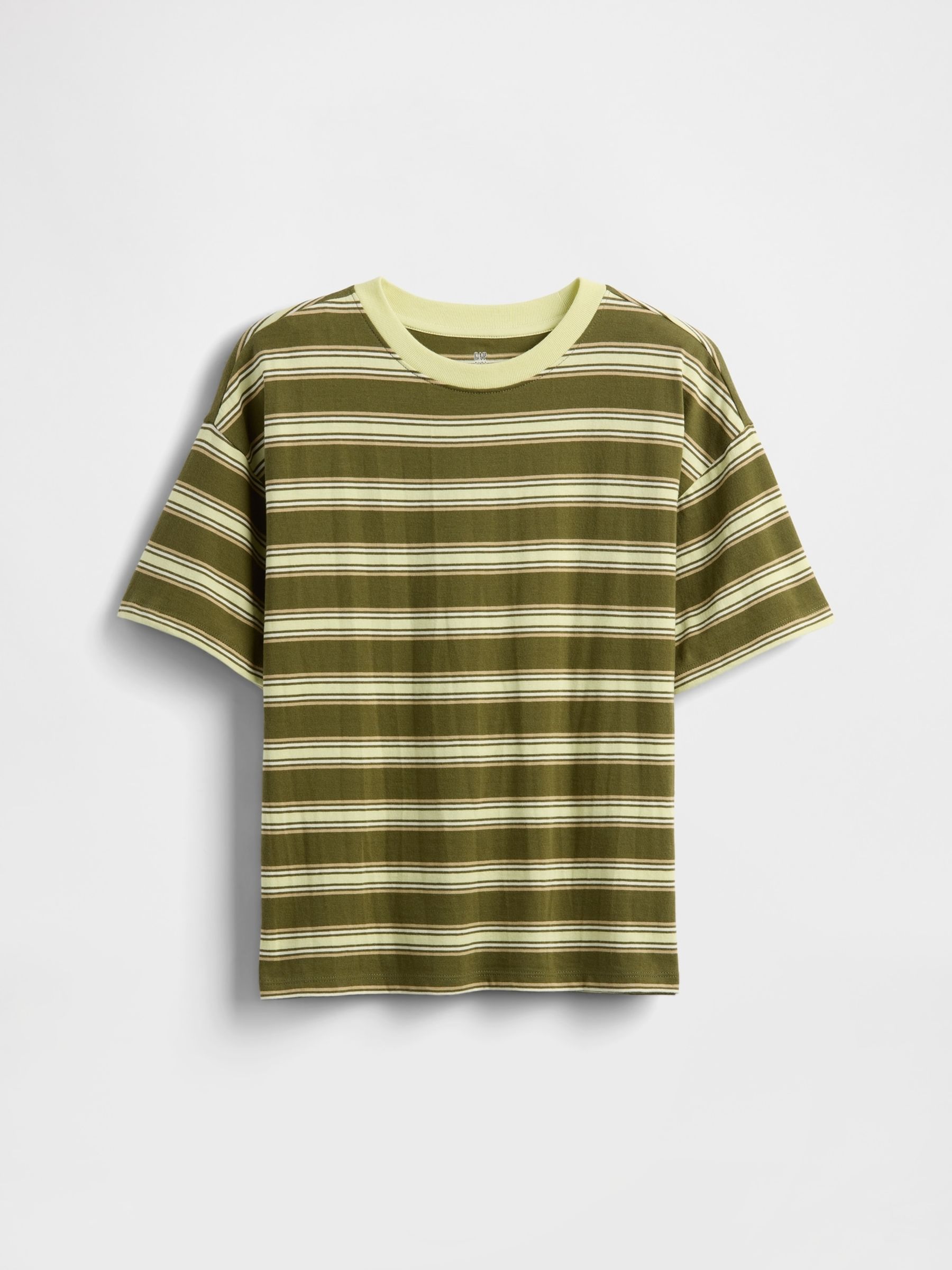 Green stripe Relaxed Original T-Shirt - Image 1 of 3 Green stripe Relaxed Original T-Shirt - Image 1 of 3