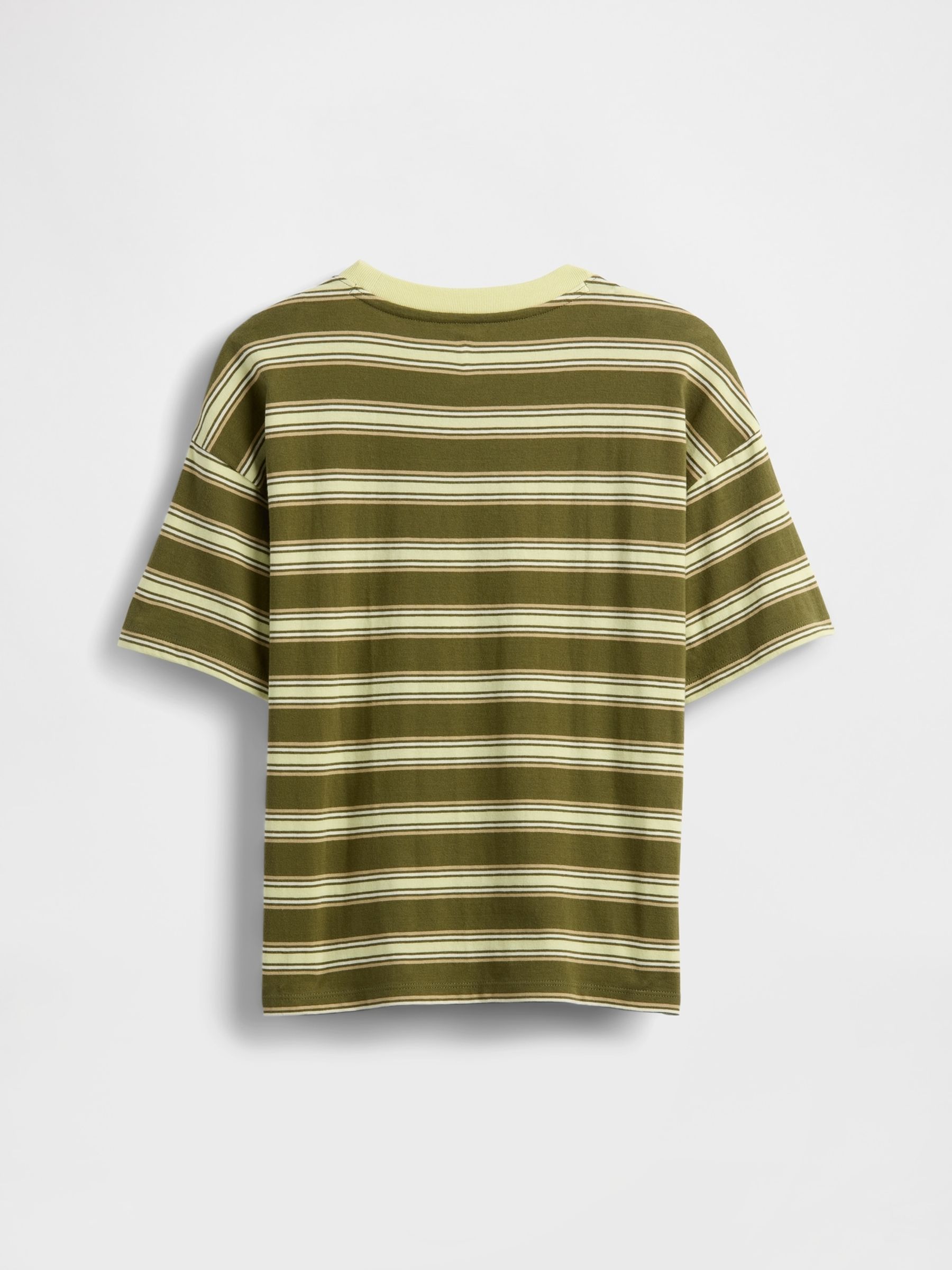 Green stripe Relaxed Original T-Shirt - Image 2 of 3 Green stripe Relaxed Original T-Shirt - Image 2 of 3