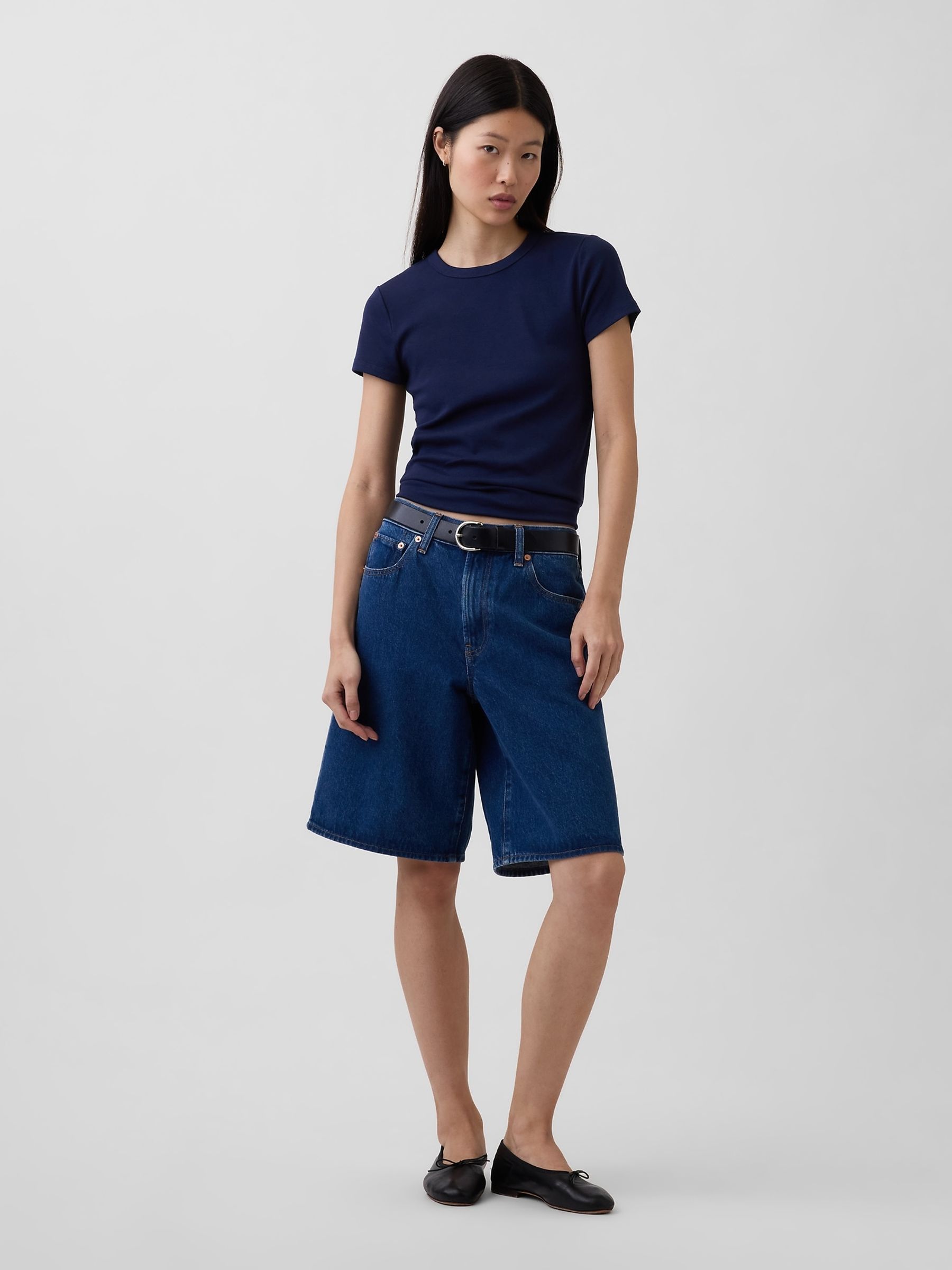 Navy Modern Crew neck T-Shirt - Image 3 of 4