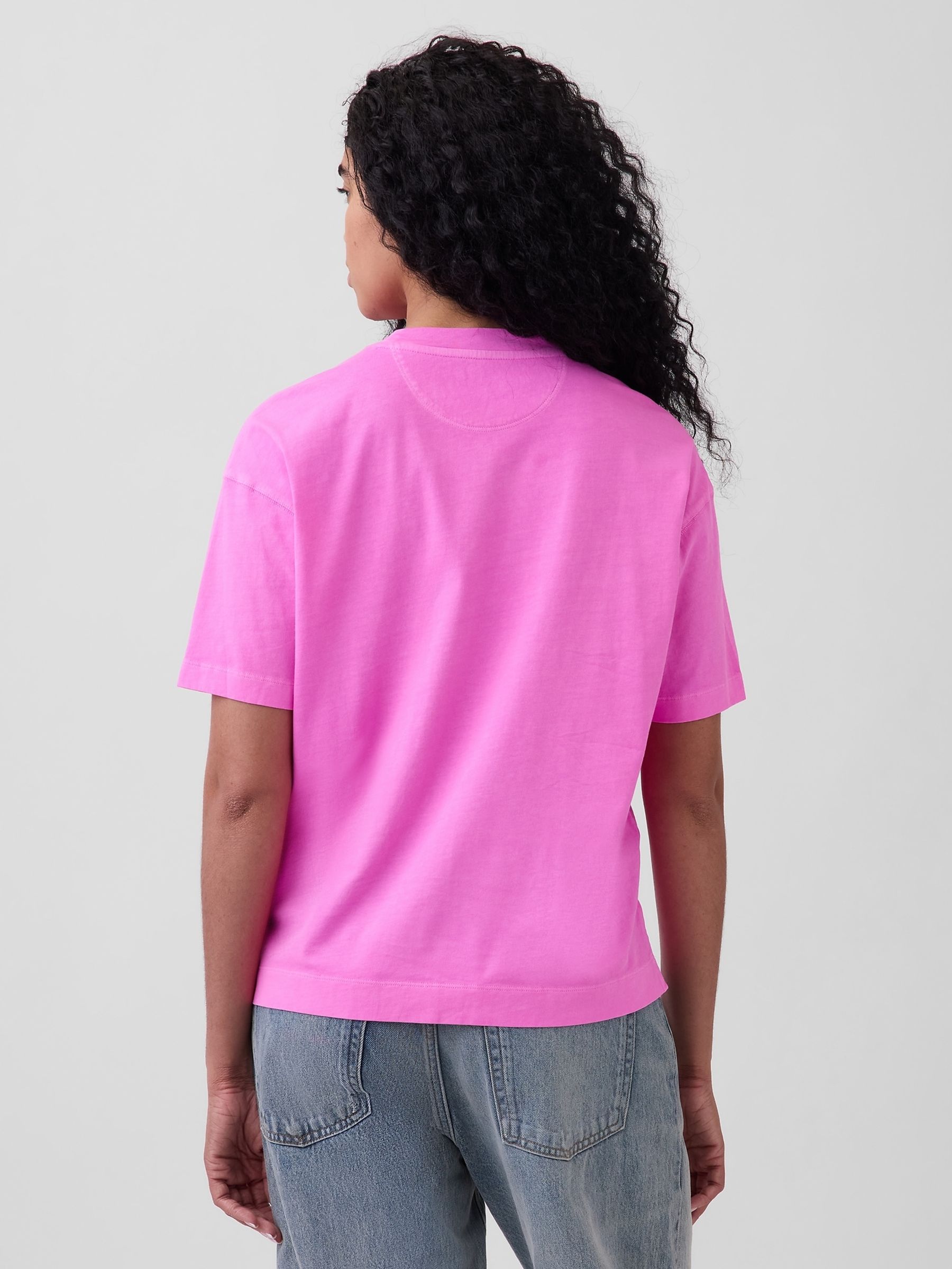Pink Vintage Soft Athletic Logo Longline T-Shirt - Image 2 of 5