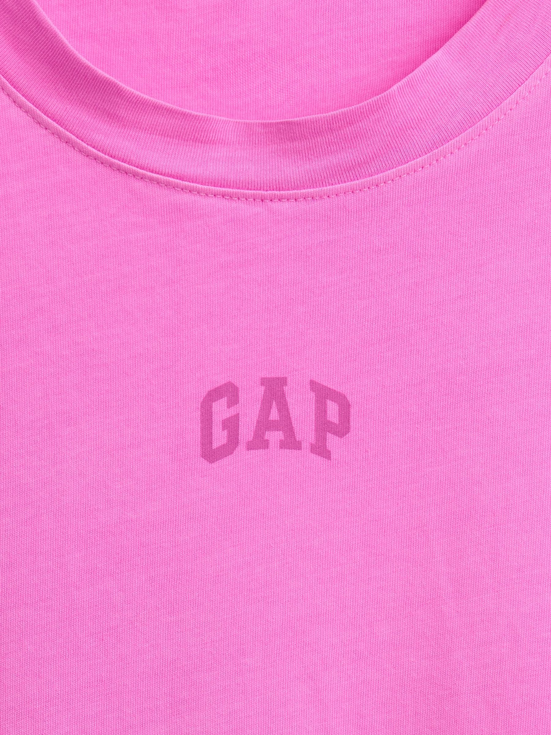 Pink Vintage Soft Athletic Logo Longline T-Shirt - Image 5 of 5 Pink Vintage Soft Athletic Logo Longline T-Shirt - Image 5 of 5