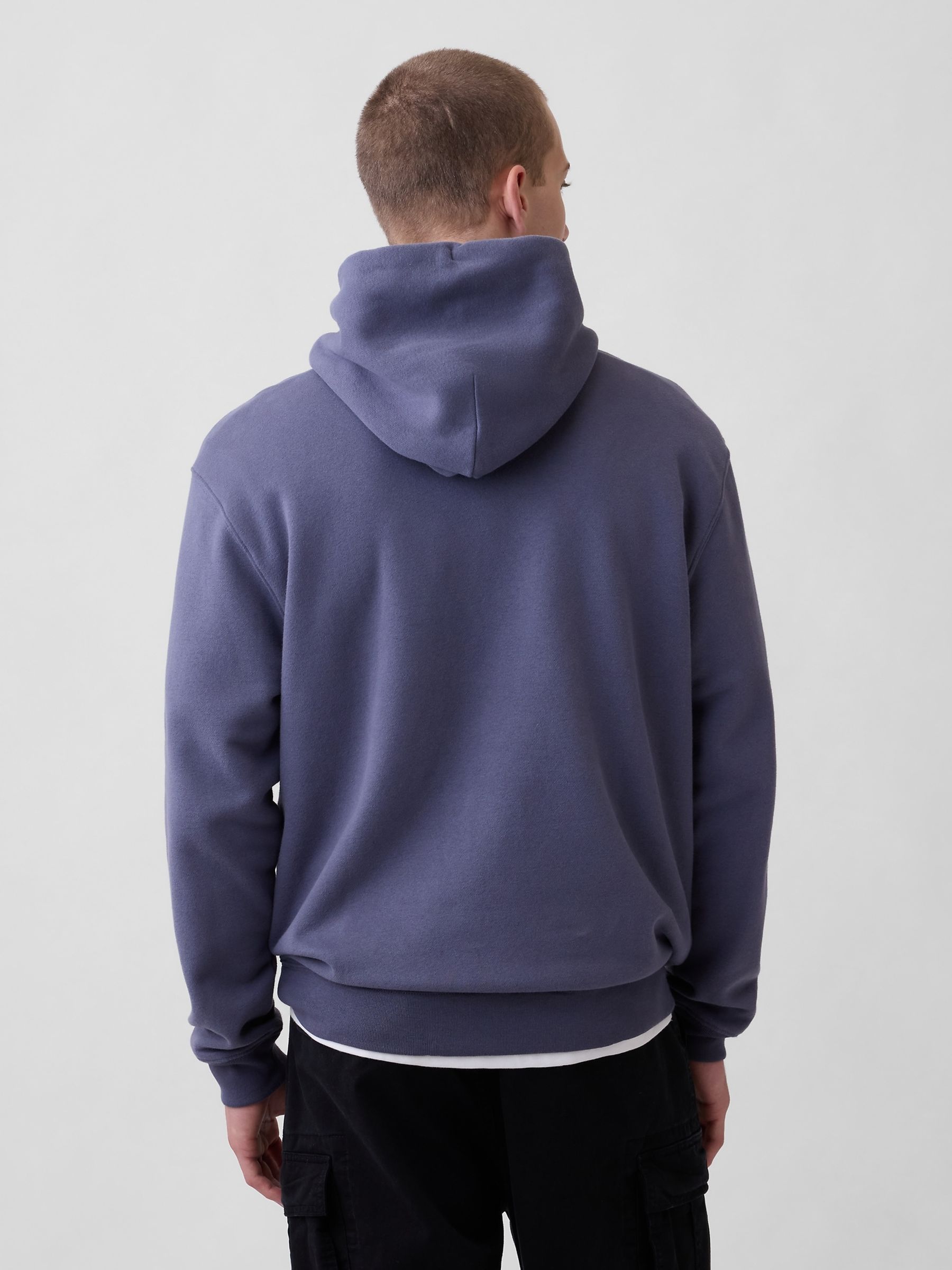 Blue VintageSoft Arch Logo Hoodie - Image 2 of 6