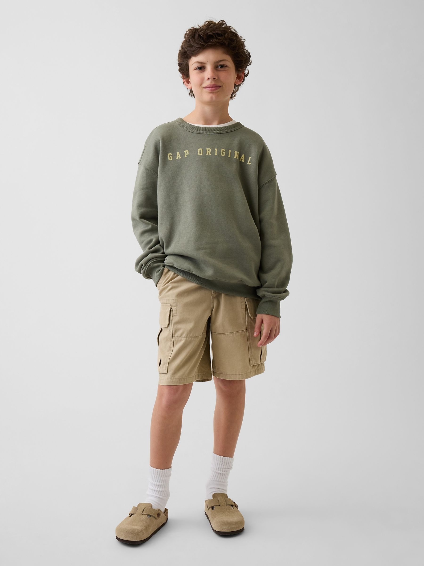 Green Relaxed Graphic Sweatshirt - Image 3 of 5