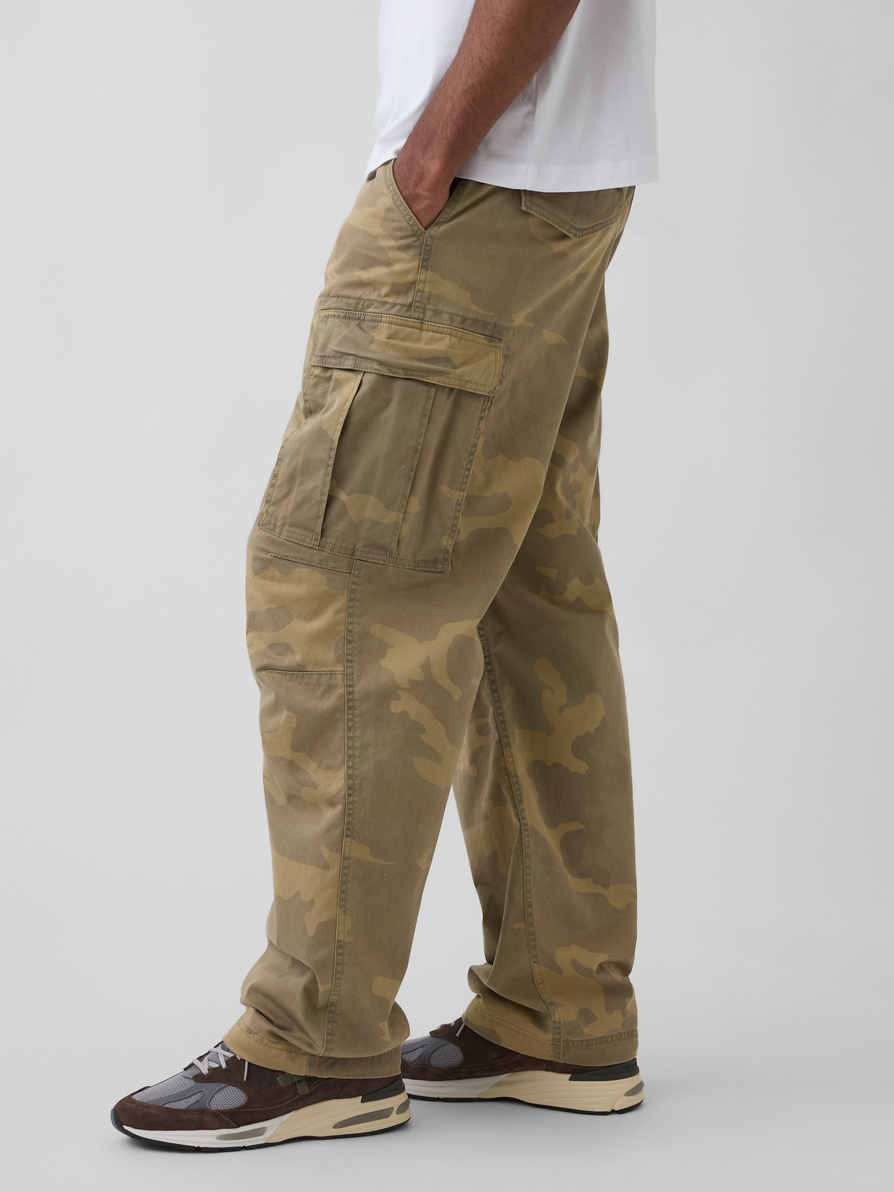 Green Camo BROWN RELAXED CARGO - Image 4 of 5