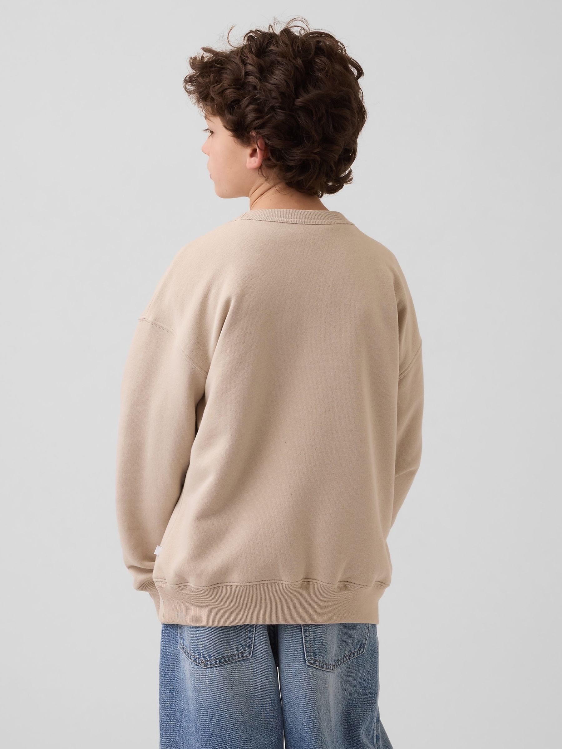 Brown Relaxed Graphic Sweatshirt - Image 2 of 5