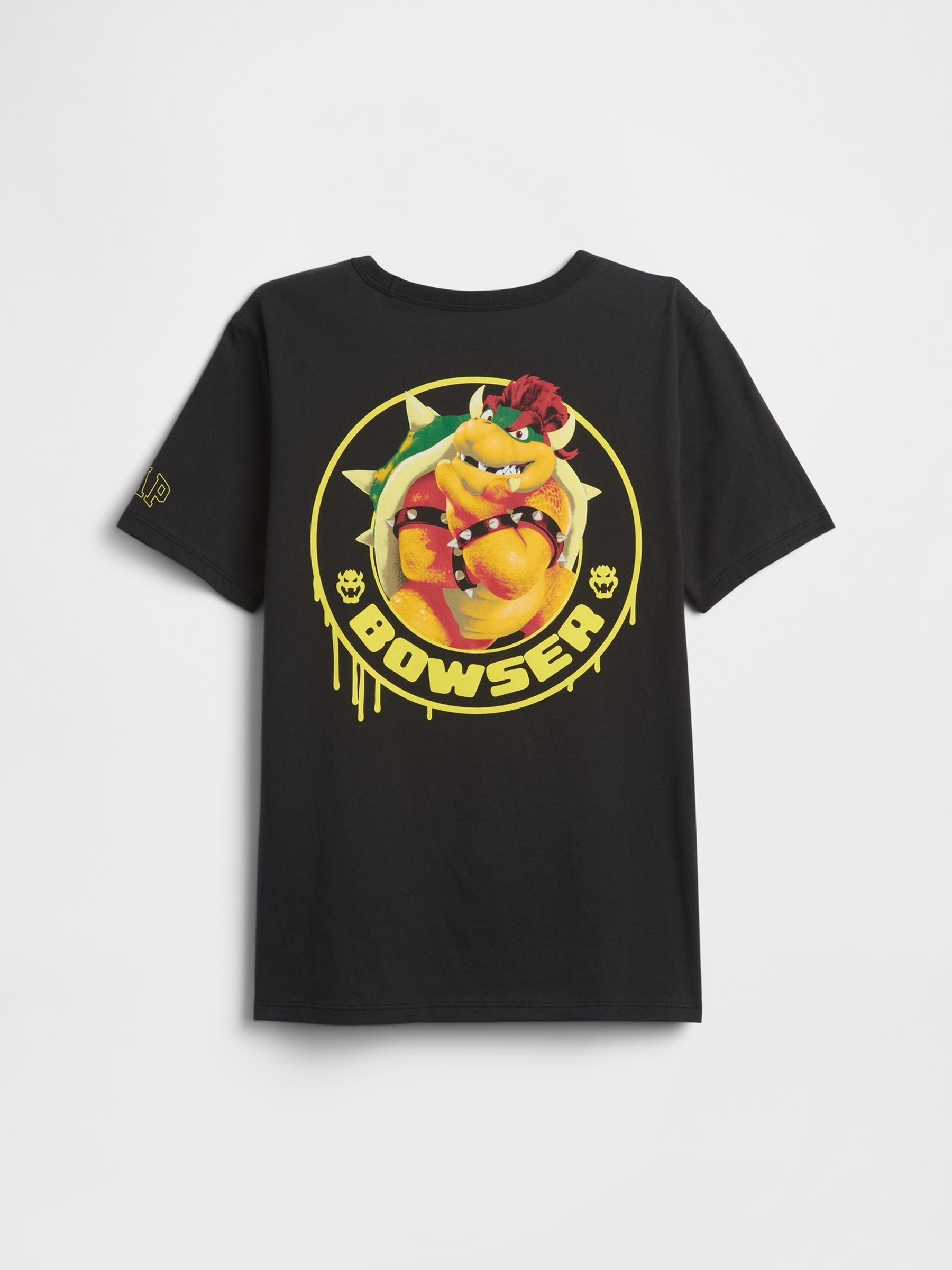 Black Bowser Super Mario Graphic T-Shirt - Image 2 of 3