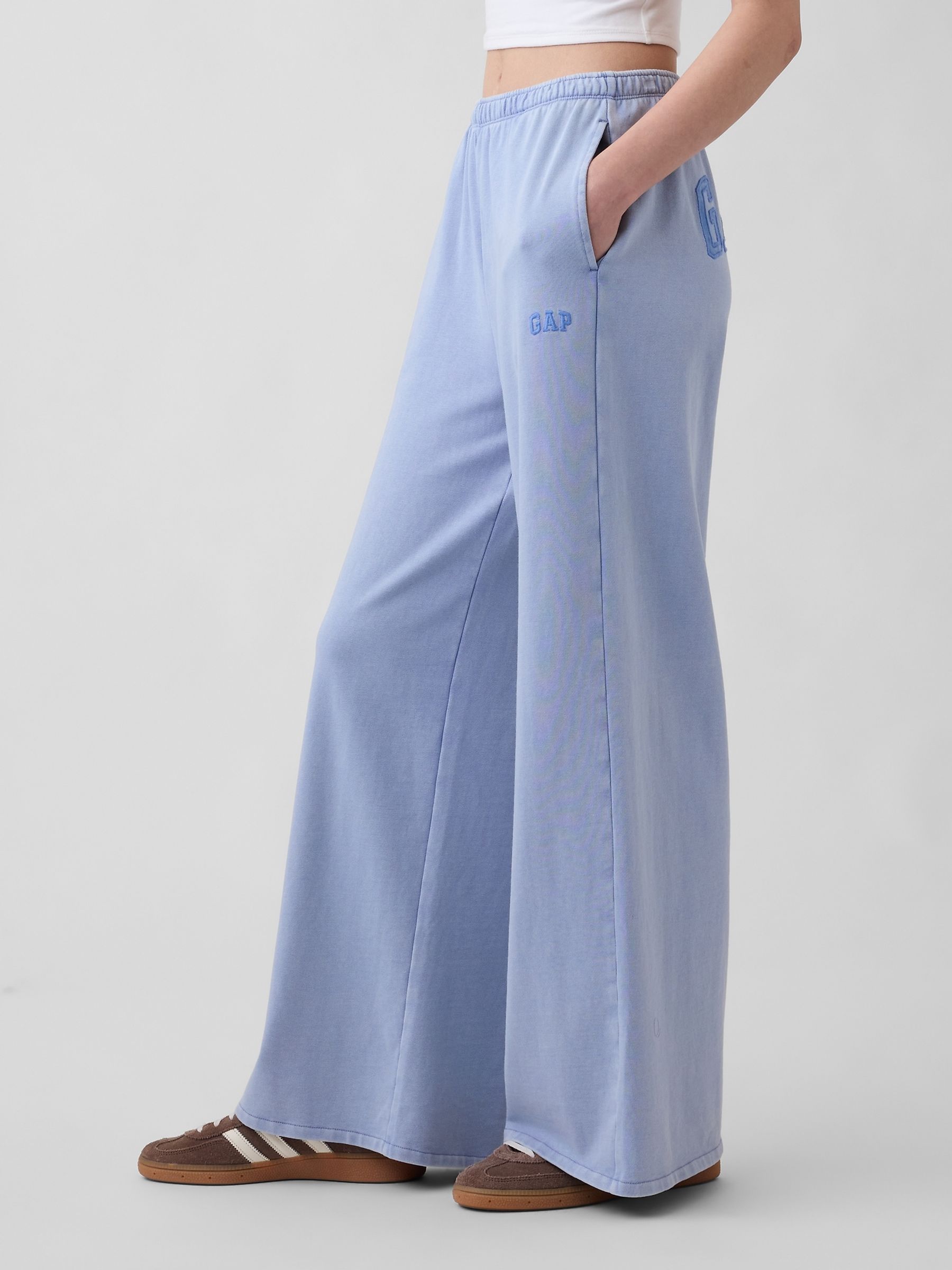 Blue French Terry 1969 Logo Baggy Joggers - Image 3 of 5