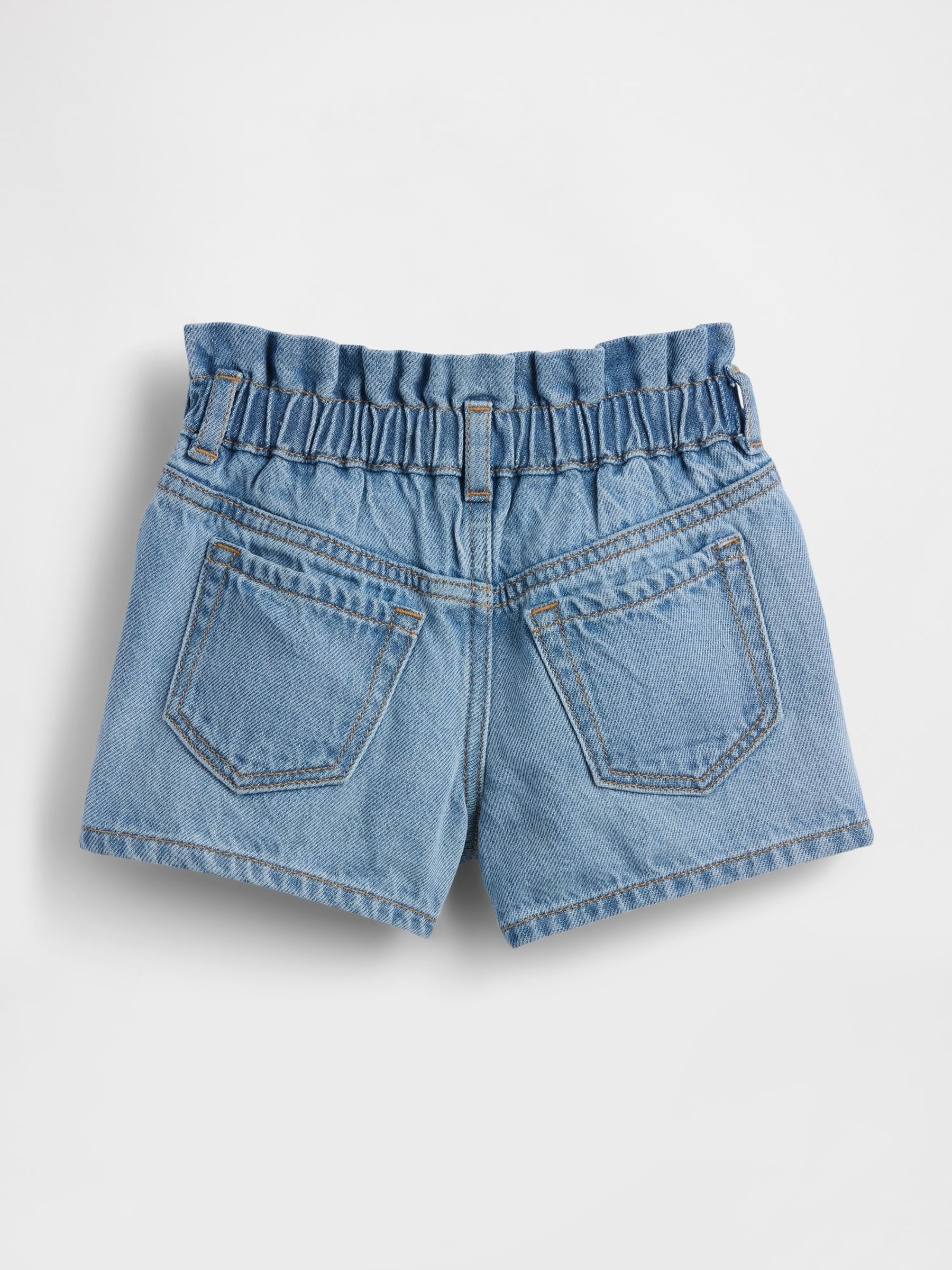 Blue UltraSoft Denim Stride Shorts (6mths-5yrs) - Image 2 of 2