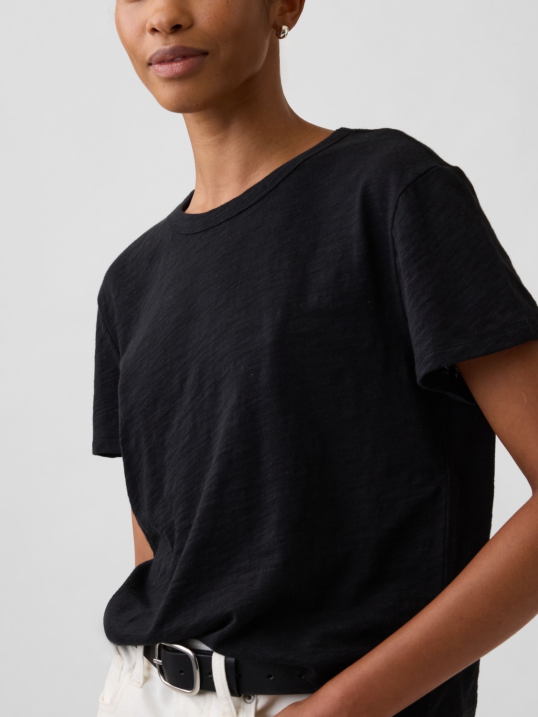 Black ForeverSoft Relaxed Short Sleeve T-Shirt - Image 4 of 5