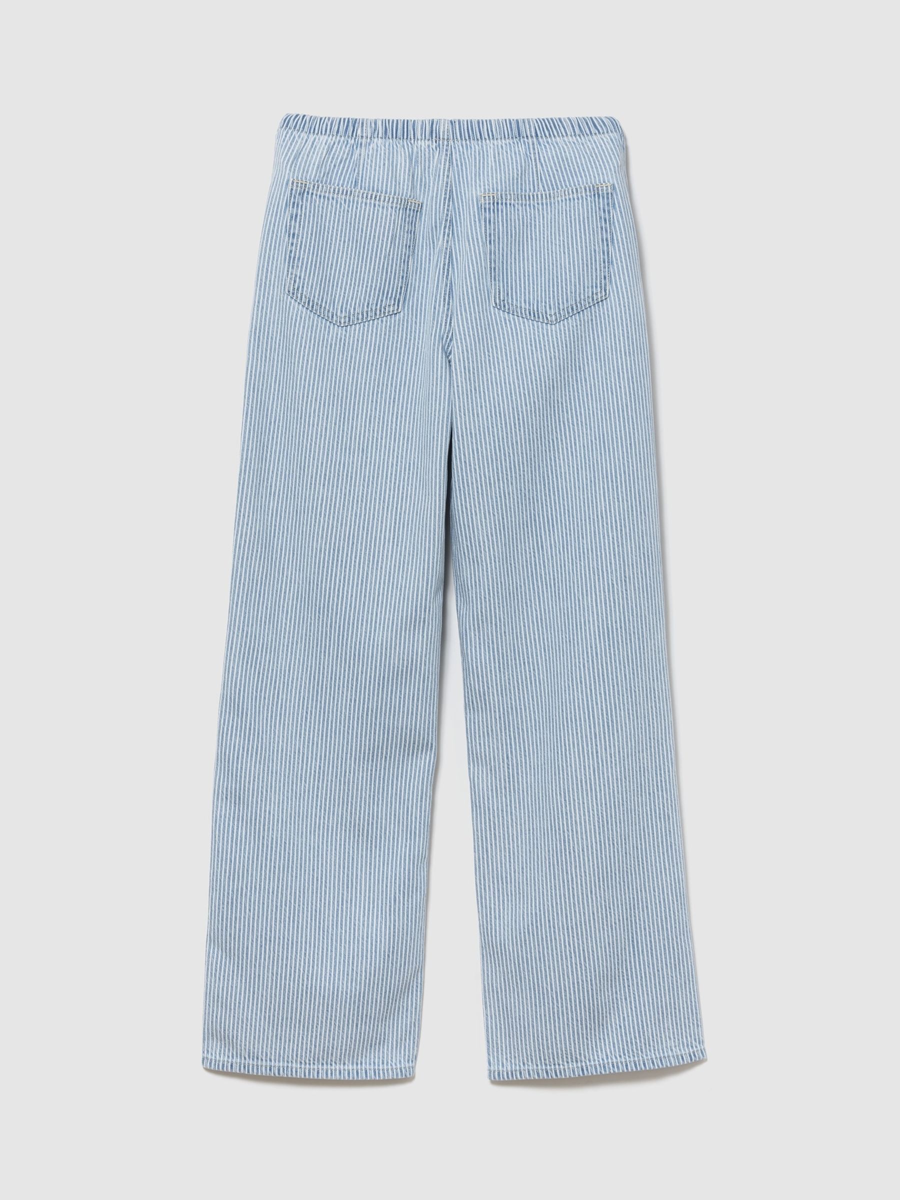 Light Wash Stripe Low Rise UltraSoft Easy '90s Loose Jeans - Image 5 of 5 Light Wash Stripe Low Rise UltraSoft Easy '90s Loose Jeans - Image 5 of 5