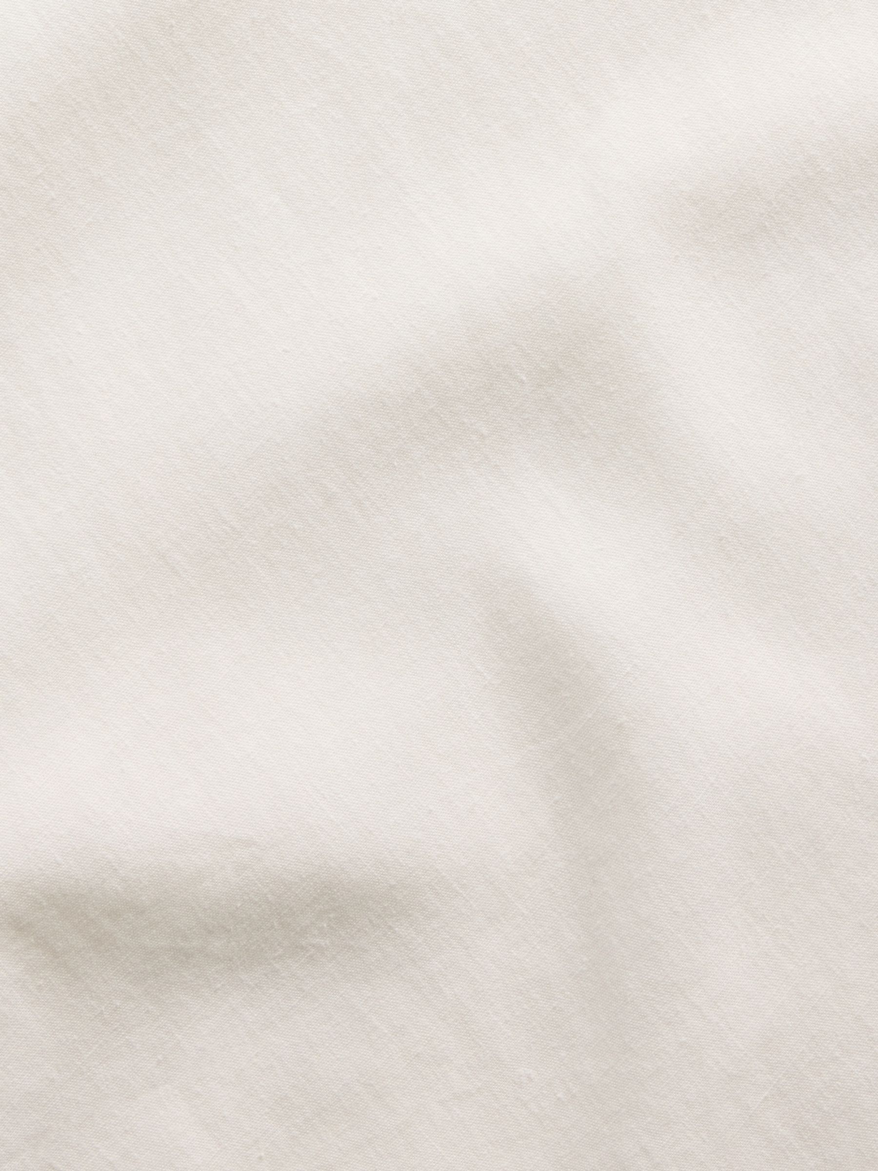 White Linen-Blend Maxi Slip Skirt - Image 4 of 4