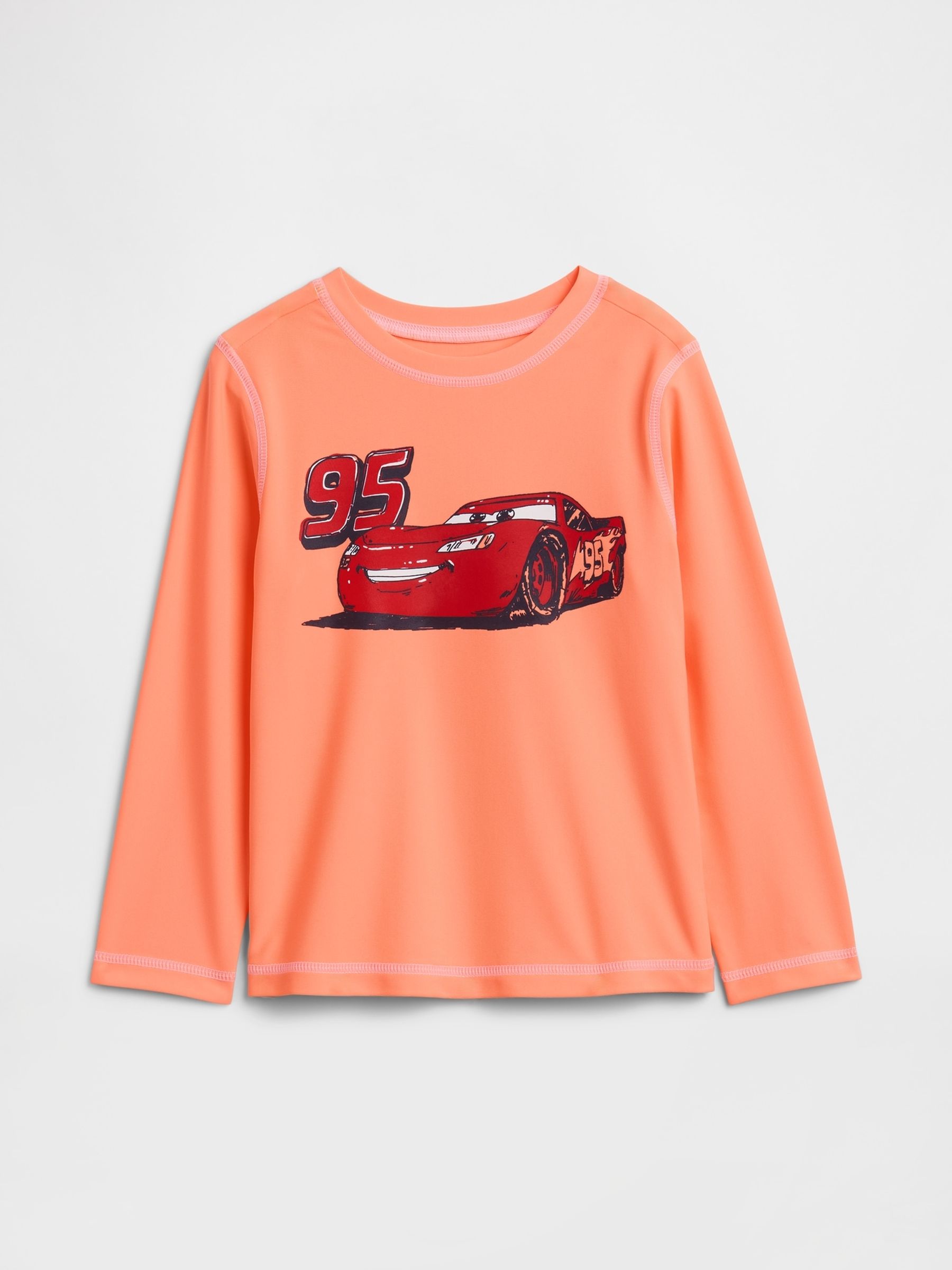 Orange Lighning McQueen Disney Swim Top - Image 1 of 3