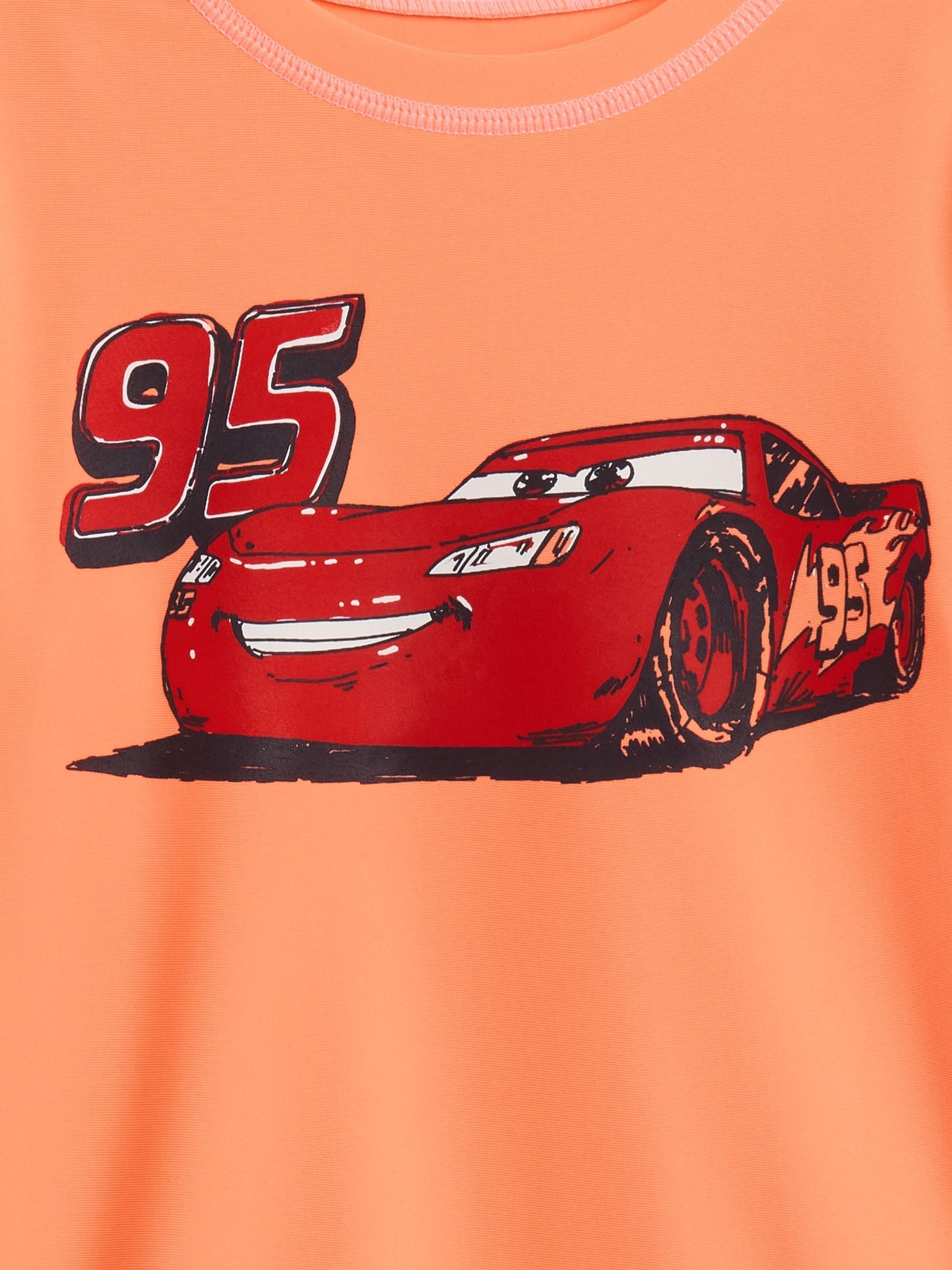 Orange Lighning McQueen Disney Swim Top - Image 3 of 3