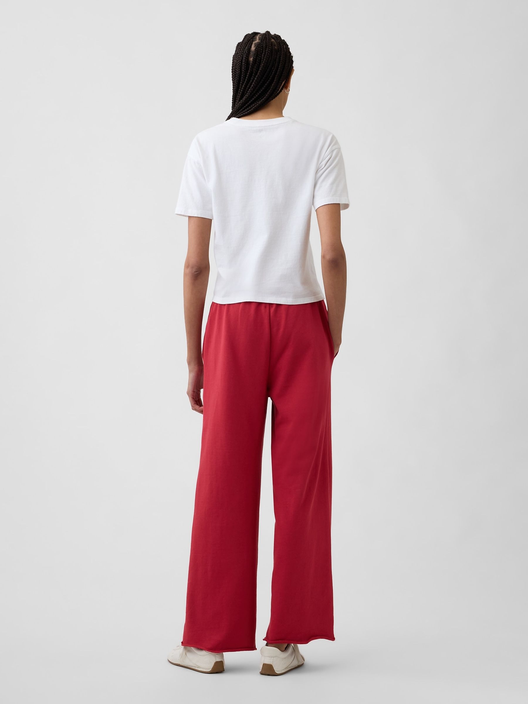 Red VintageSoft Terry Logo Joggers - Image 2 of 5