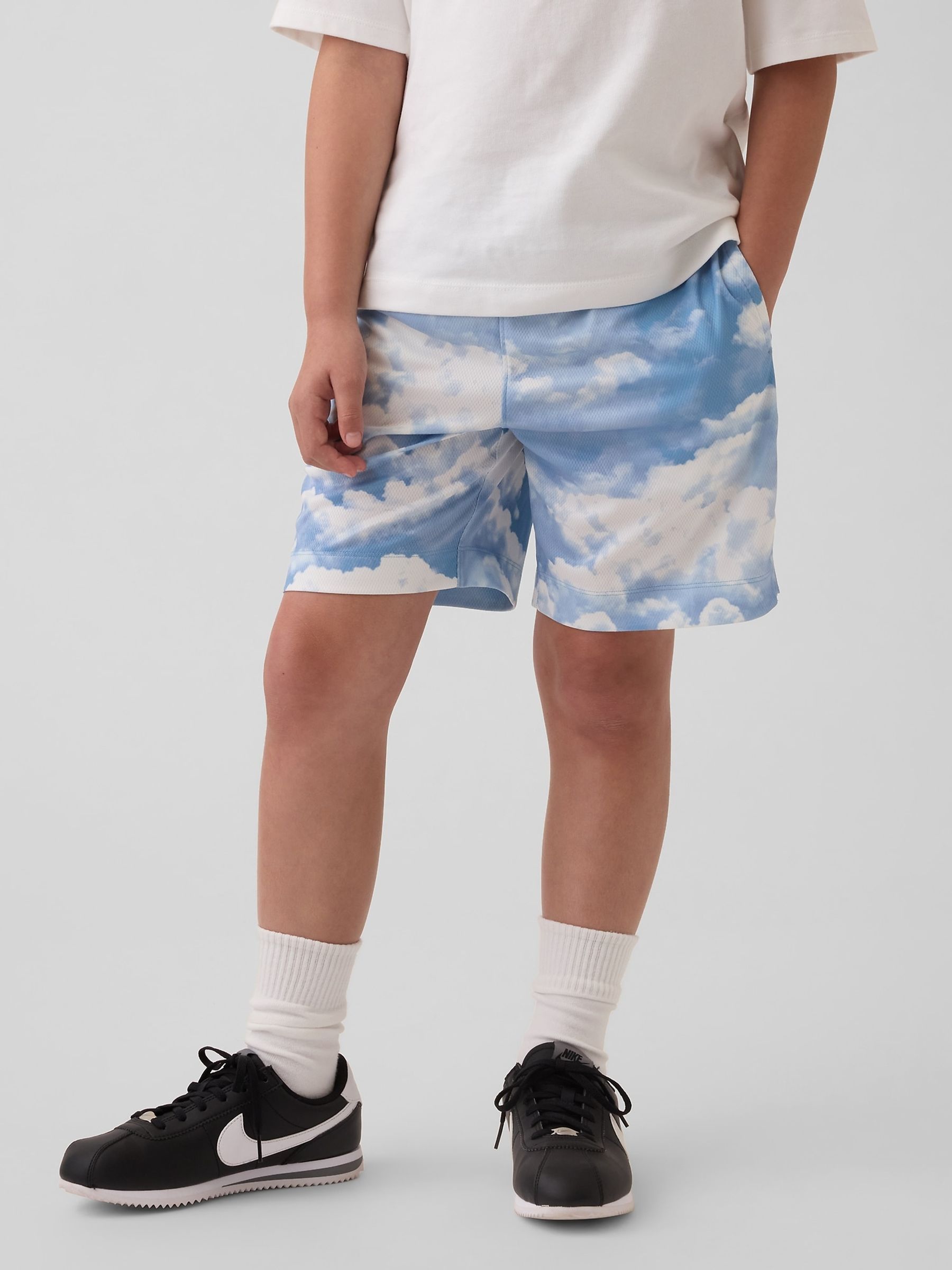 Blue Cloud 6 inch Mesh Easy Shorts - Image 1 of 5