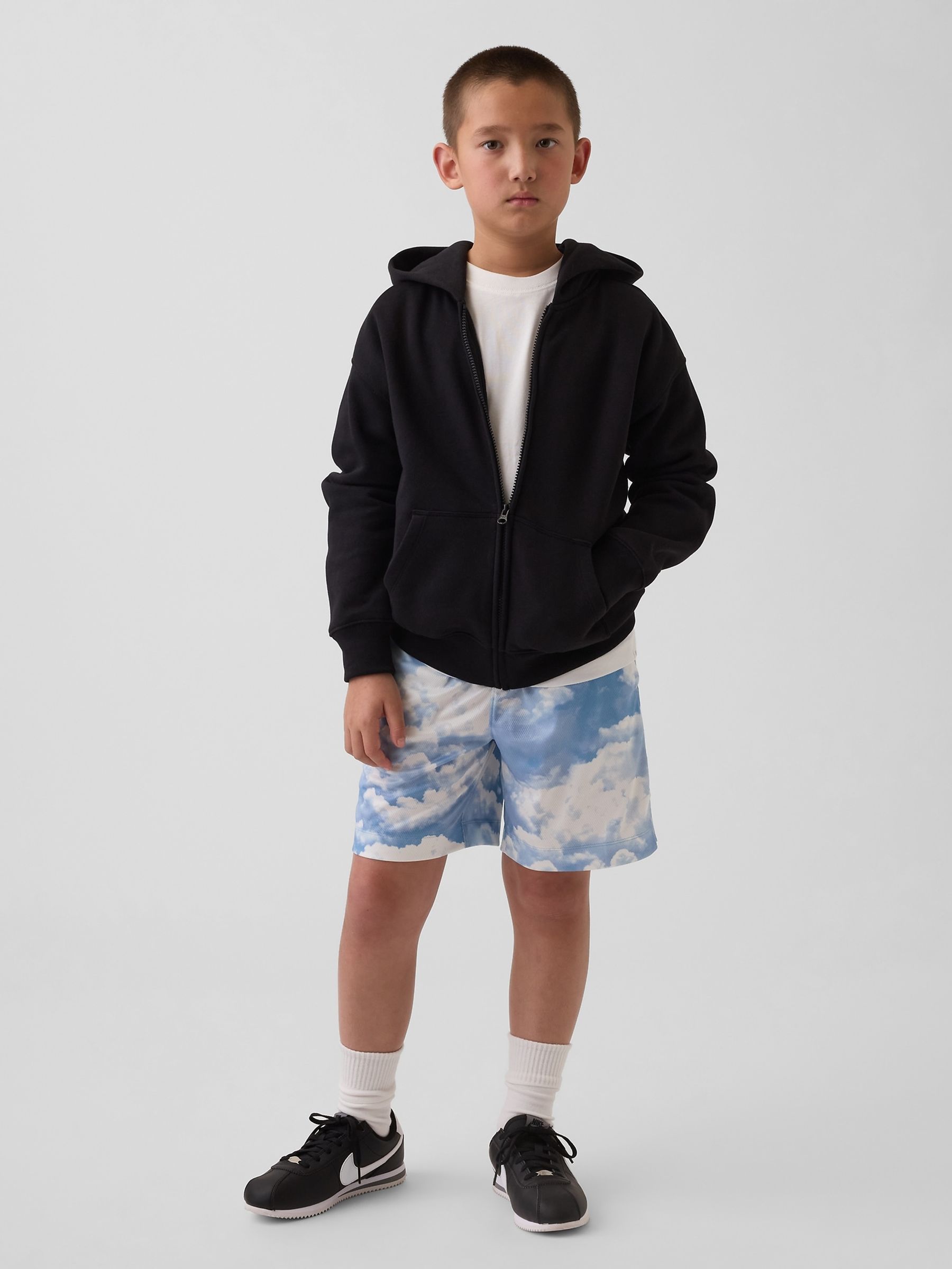 Blue Cloud 6 inch Mesh Easy Shorts - Image 3 of 5