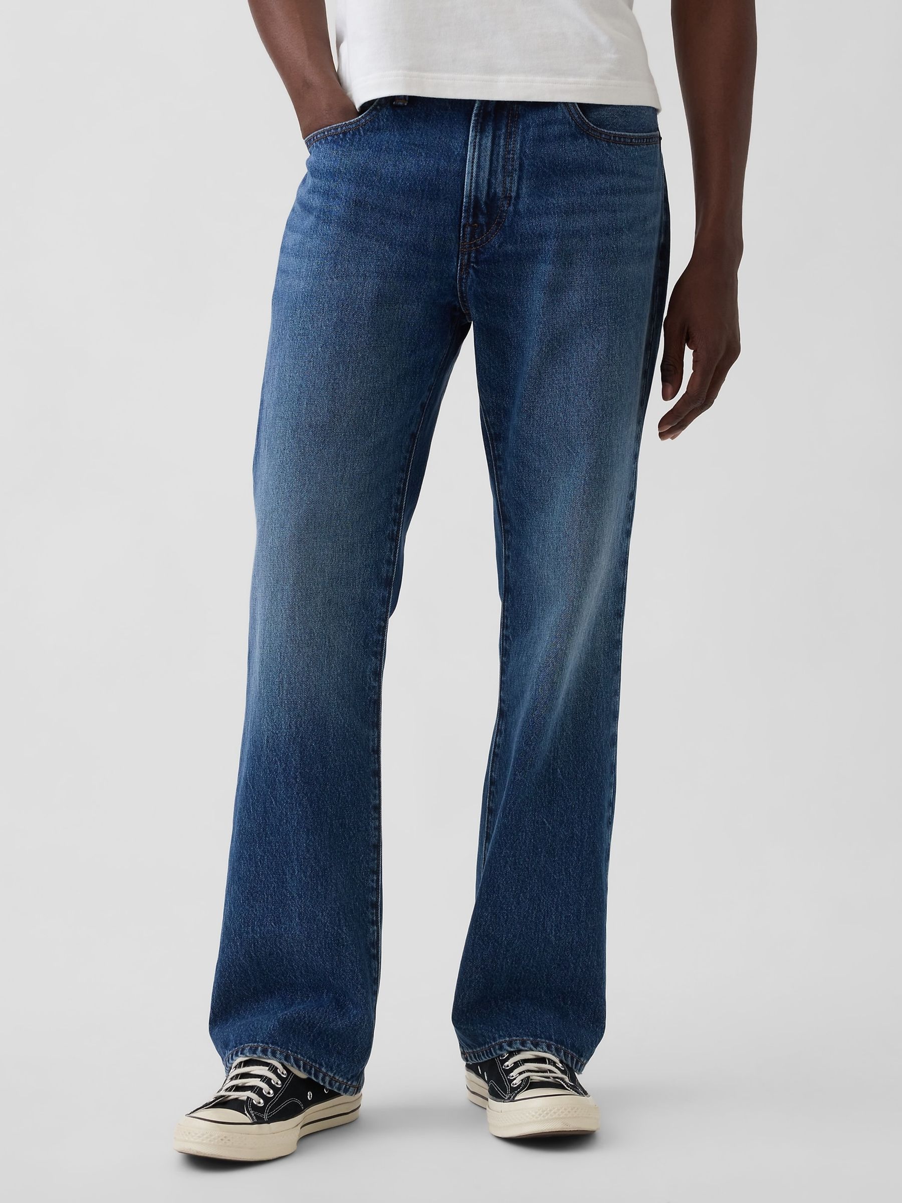 Blue Bootcut Jeans - Image 1 of 5