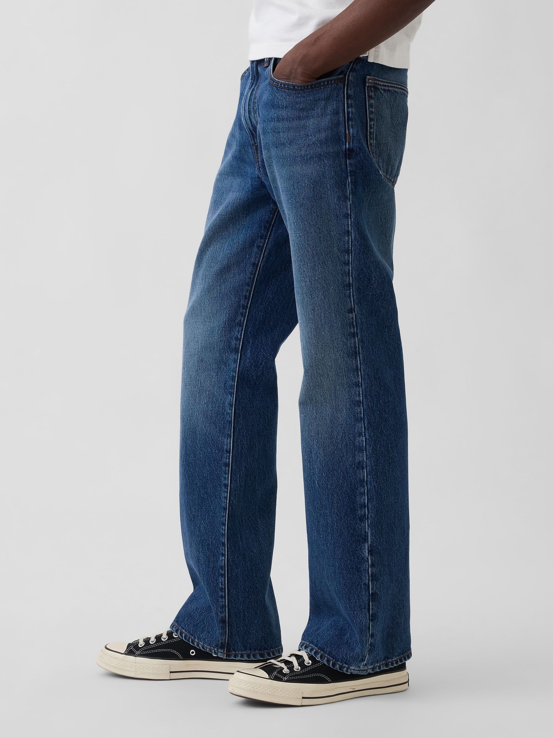 Blue Bootcut Jeans - Image 3 of 5