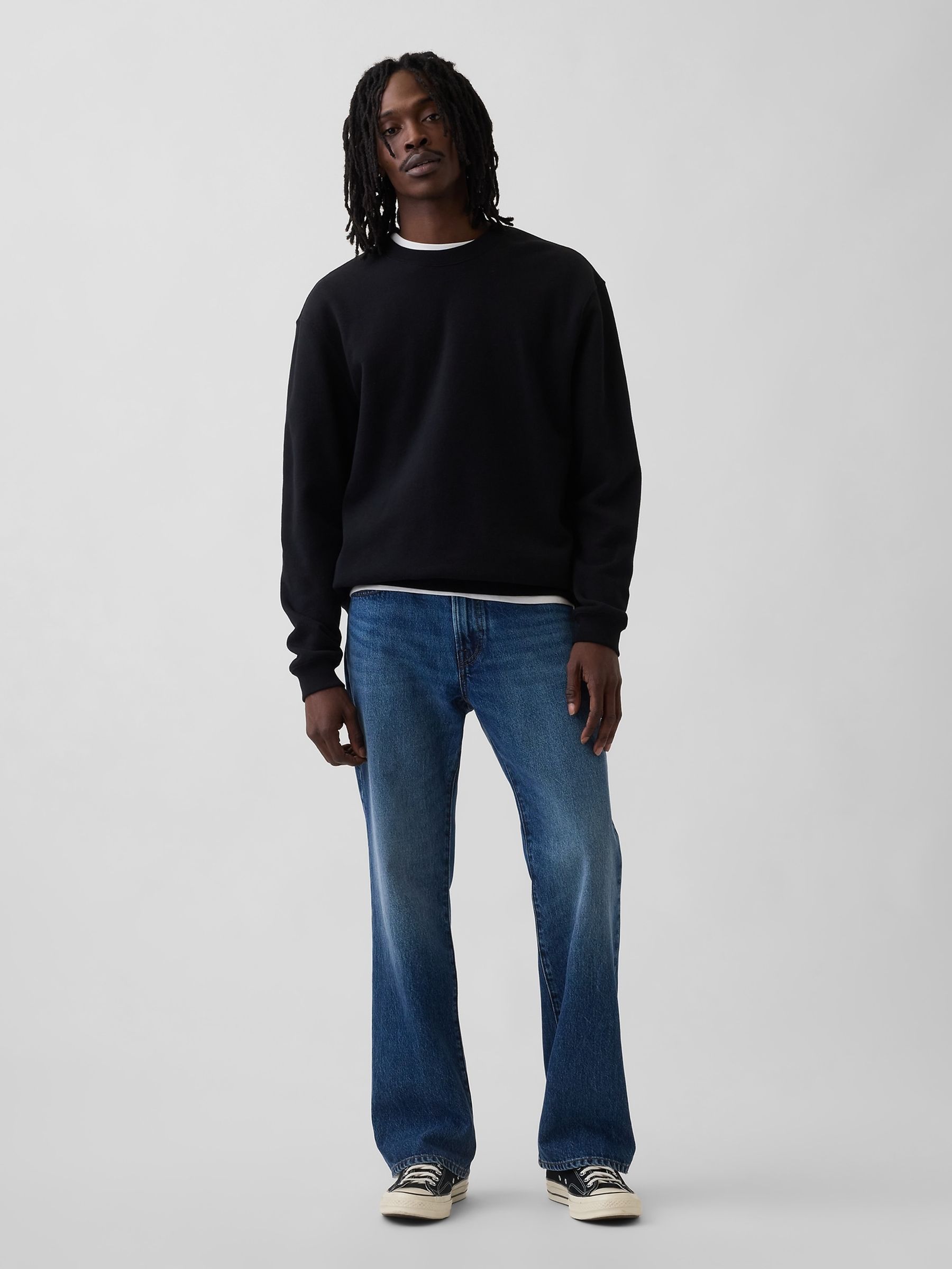 Blue Bootcut Jeans - Image 4 of 5