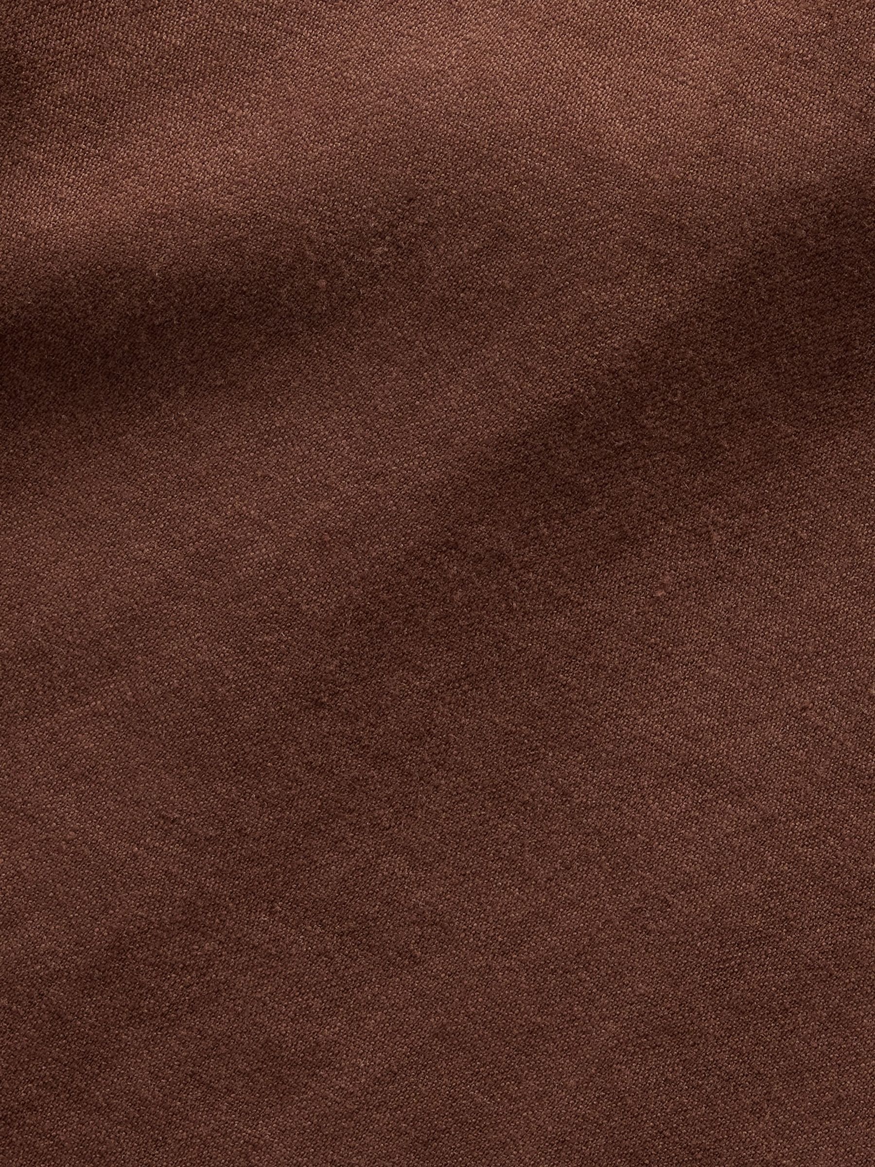 Brown Linen Relaxed Shirt - Image 4 of 4 Brown Linen Relaxed Shirt - Image 4 of 4