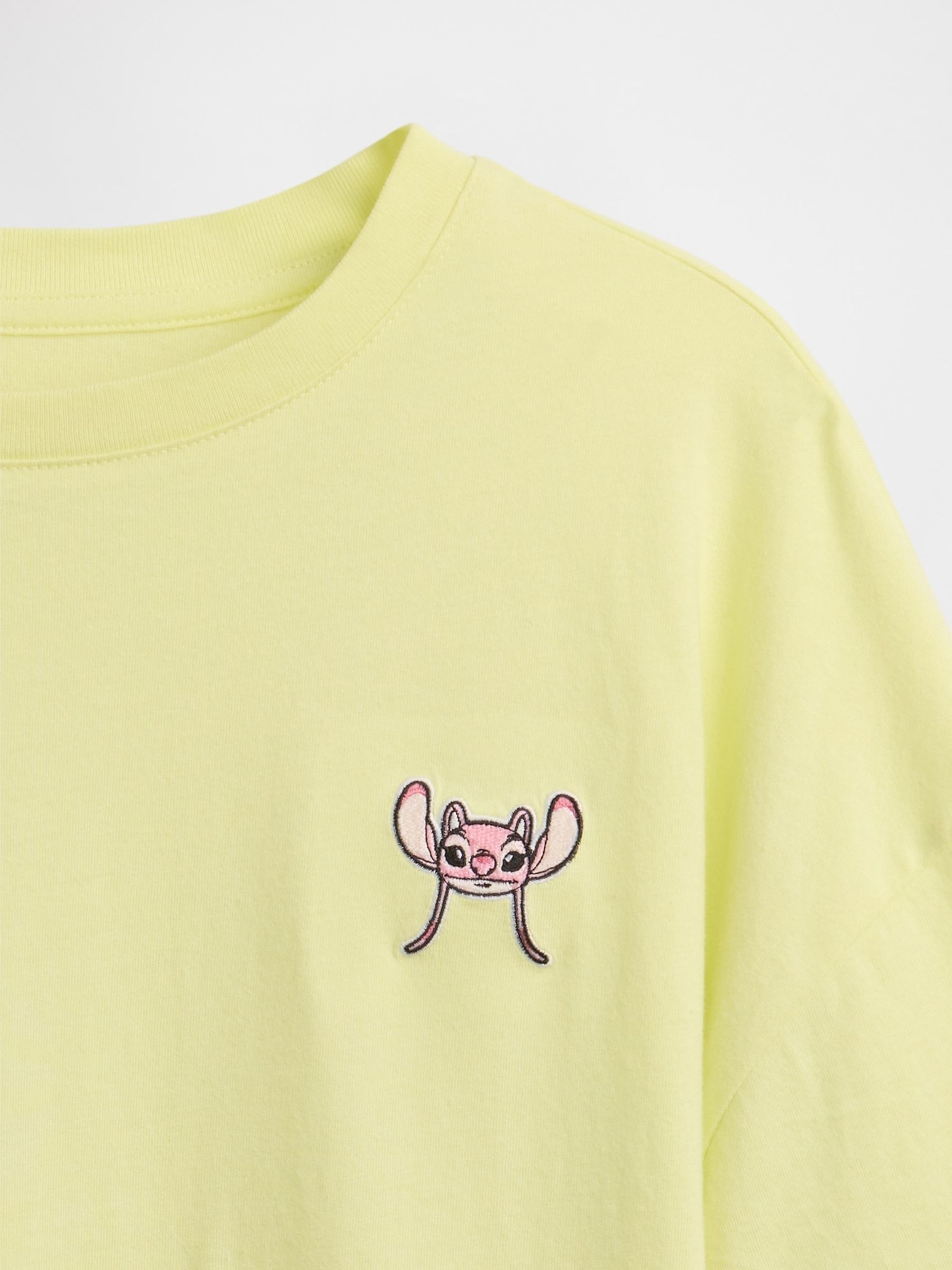 Yellow Disney Oversized Longline T-Shirt - Image 4 of 4