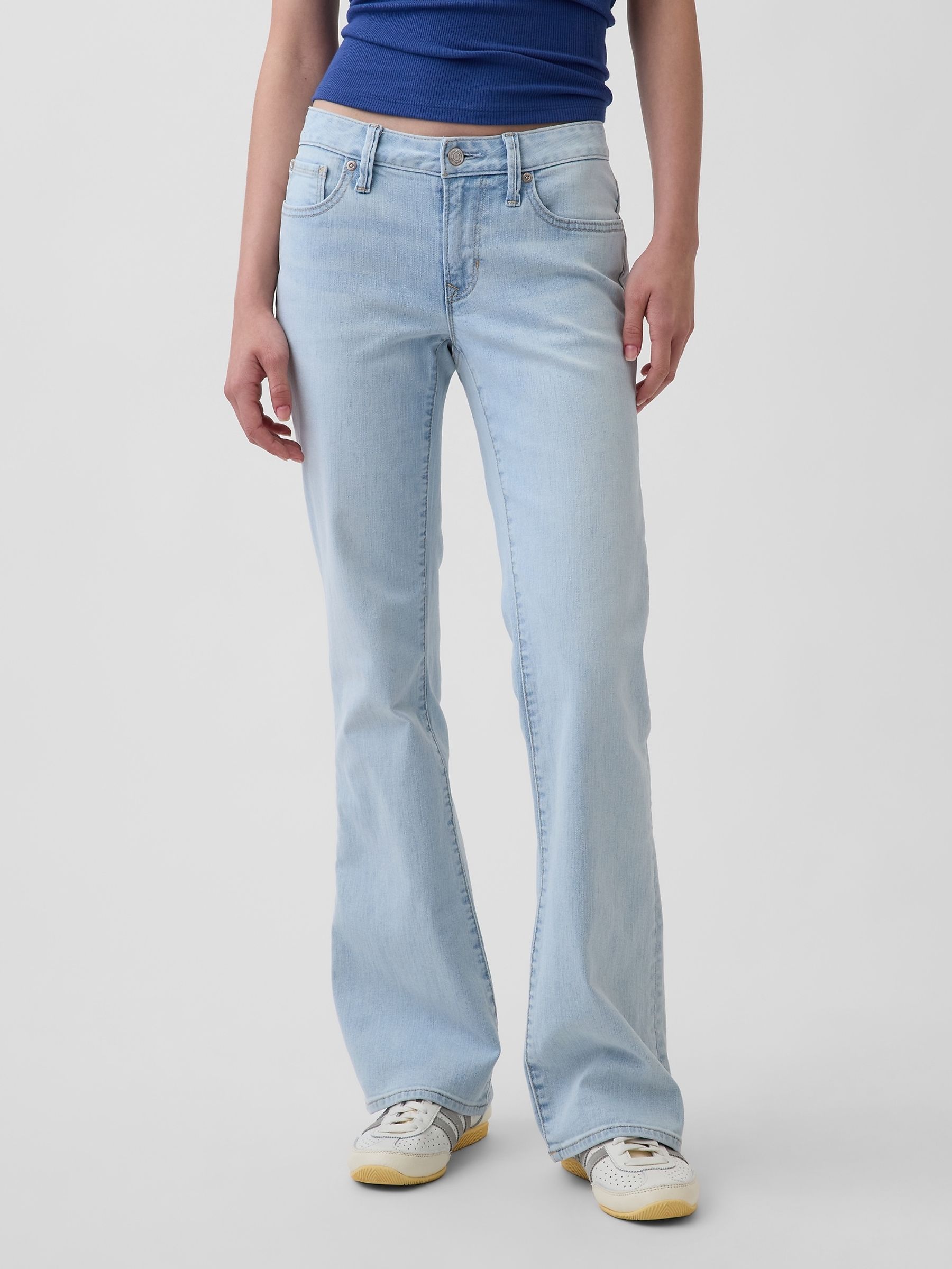 Light Wash Low Rise Long and Lean Jeans - Image 1 of 4 Light Wash Low Rise Long and Lean Jeans - Image 1 of 4
