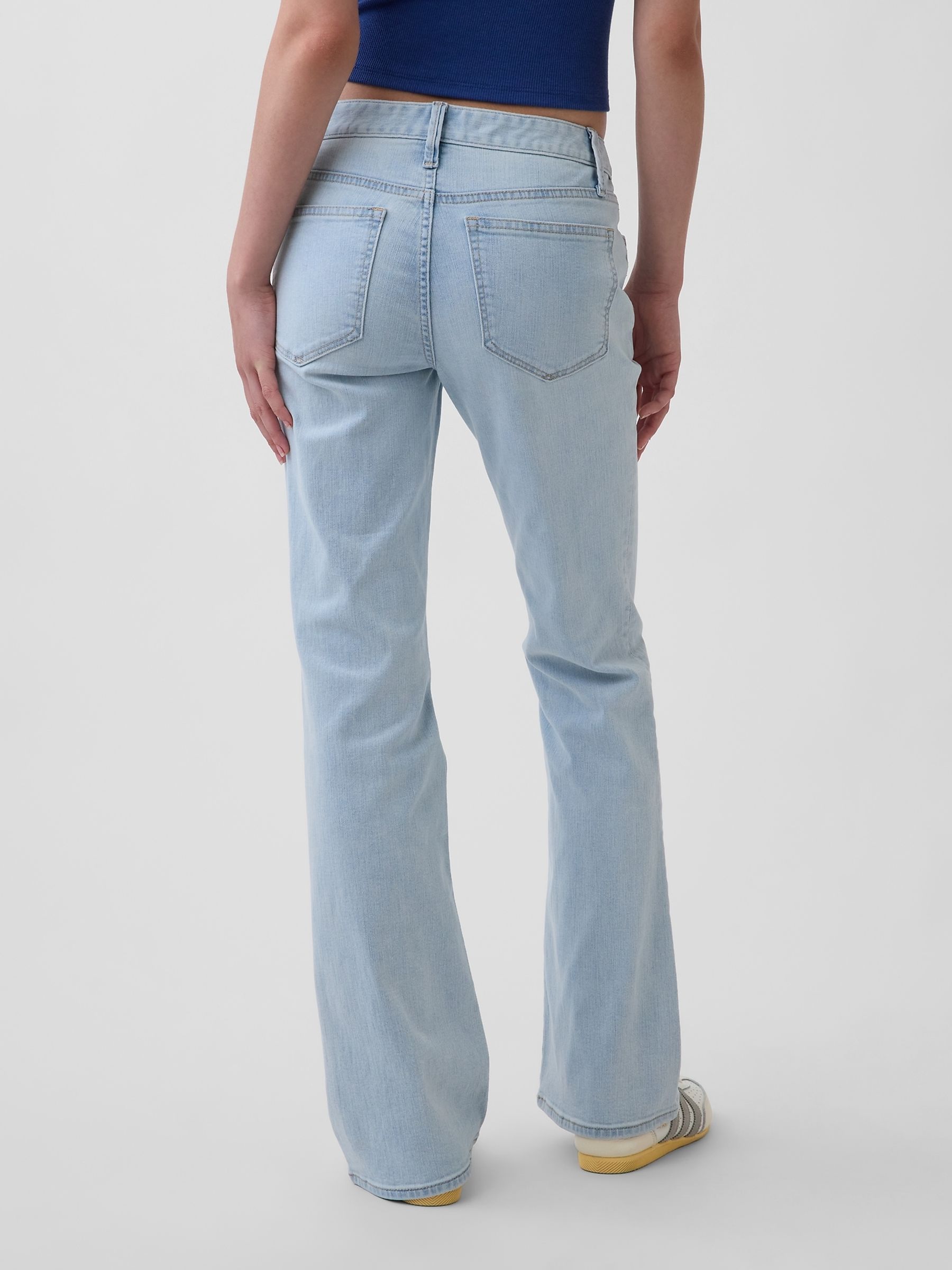 Light Wash Low Rise Long and Lean Jeans - Image 2 of 4