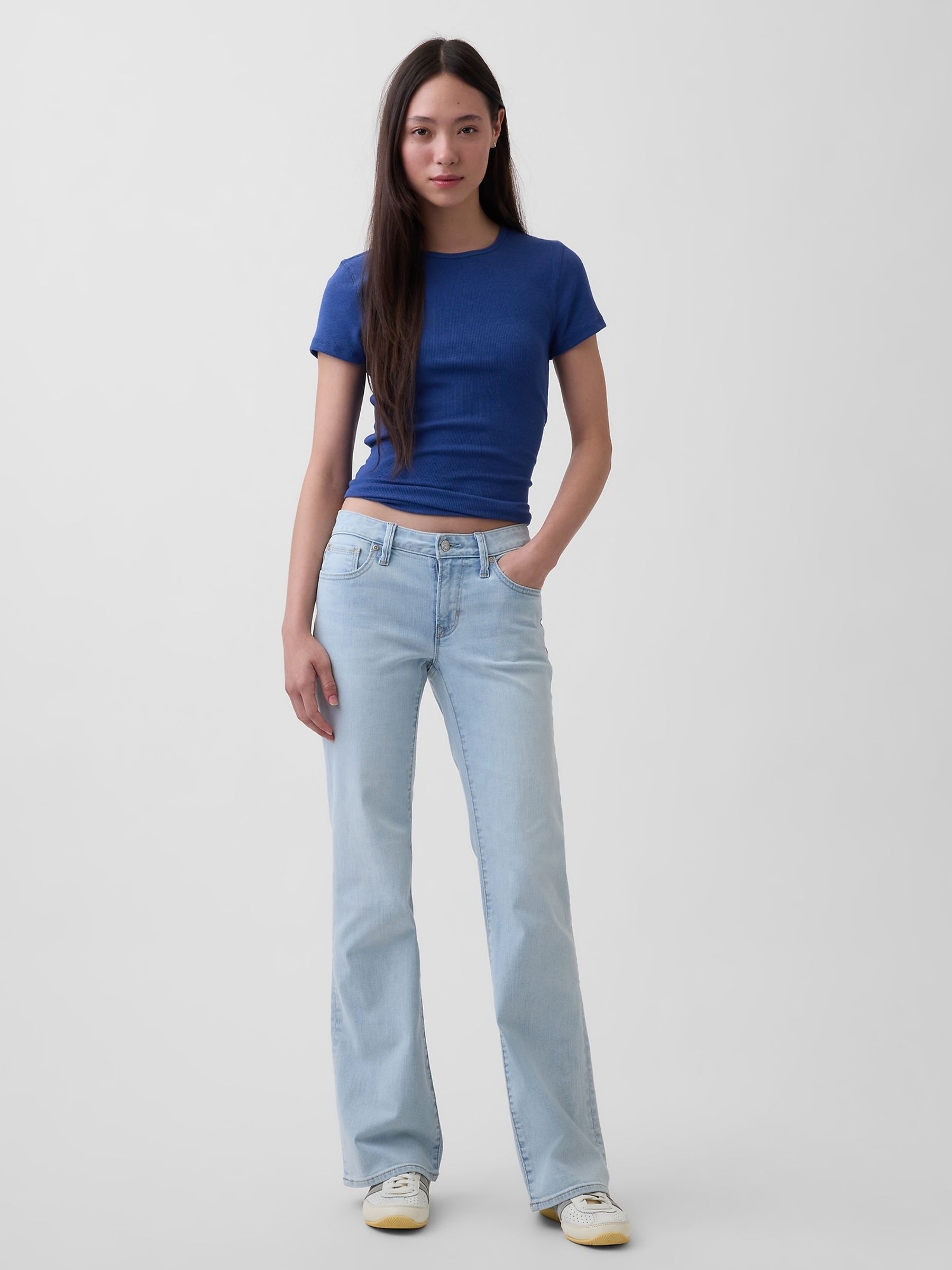 Light Wash Low Rise Long and Lean Jeans - Image 4 of 4