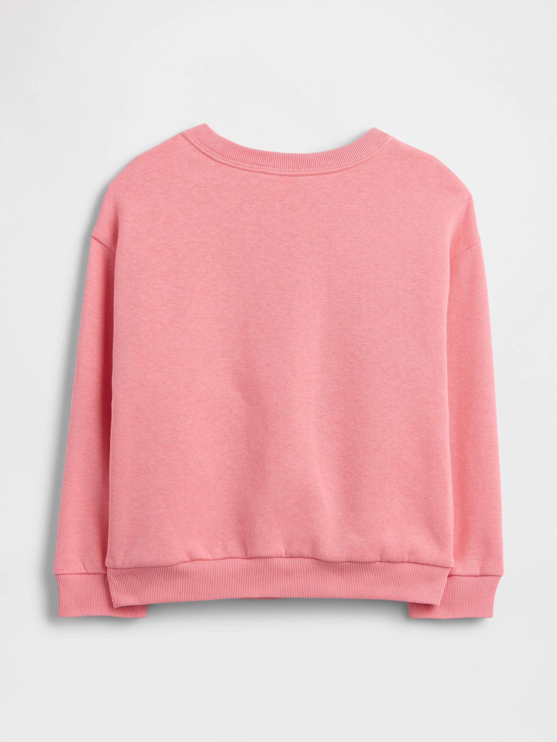 Pink Logo Relaxed Crew Neck Sweatshirt (6mths-5yrs) - Image 2 of 3