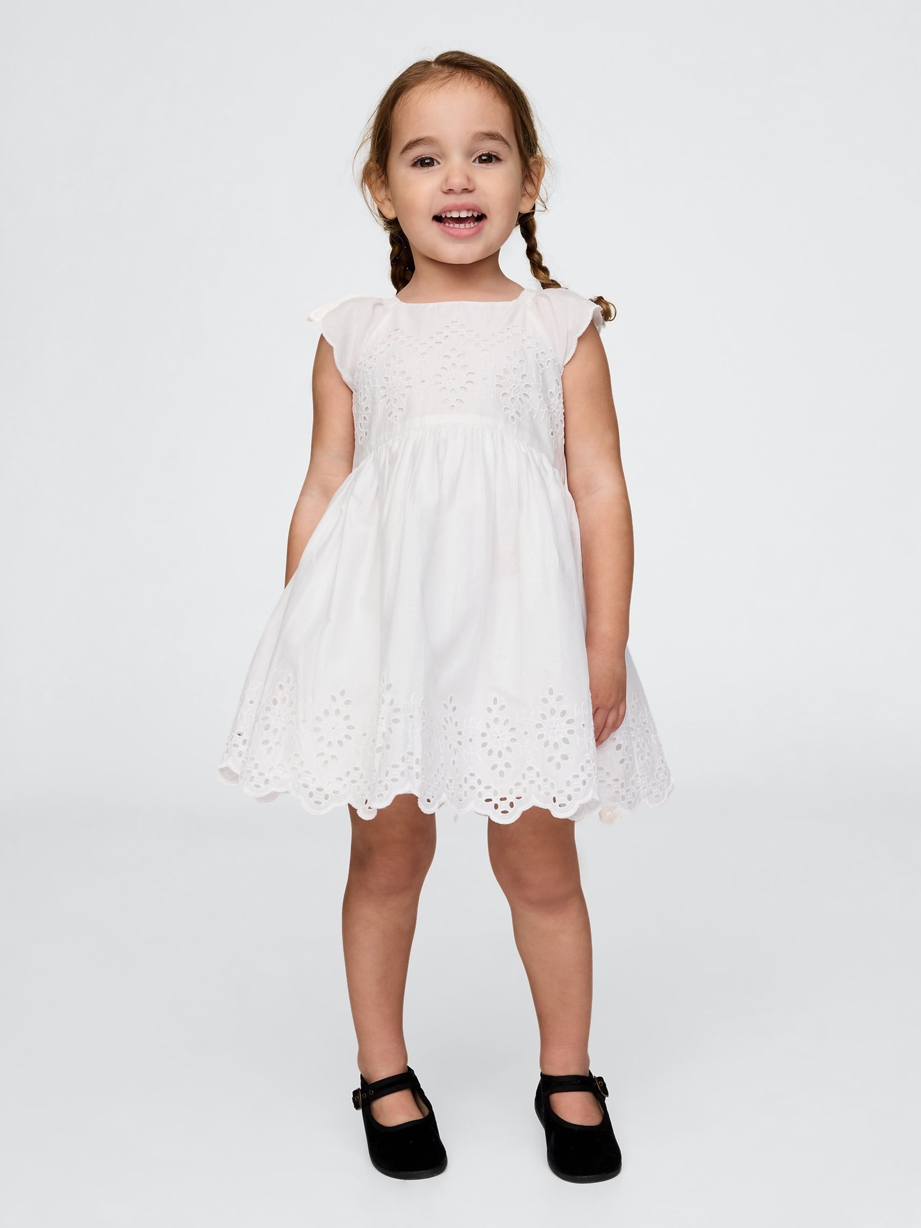 White Eyelet Dress - Image 1 of 4