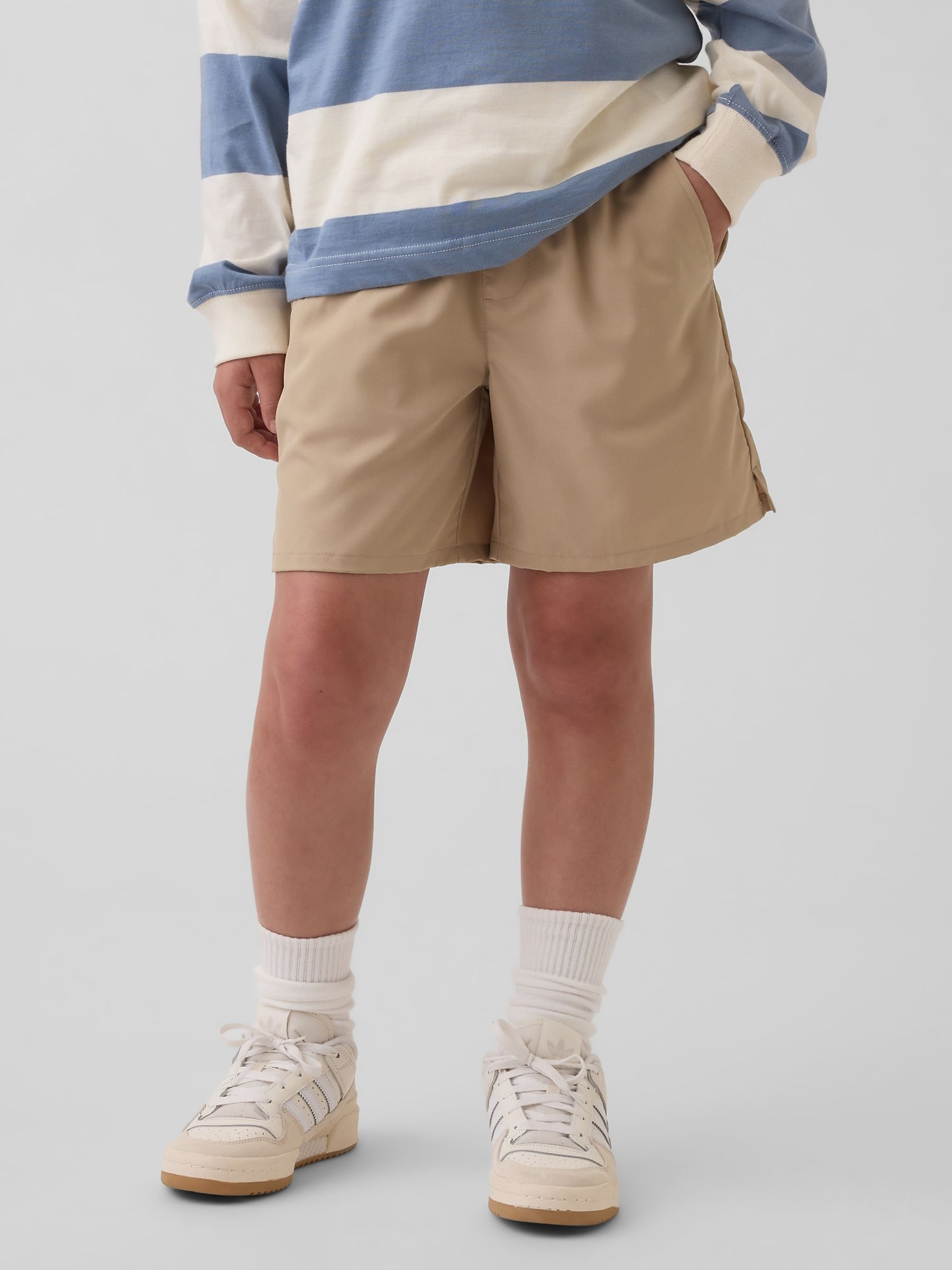Beige Quick-Dry Shorts - Image 1 of 5