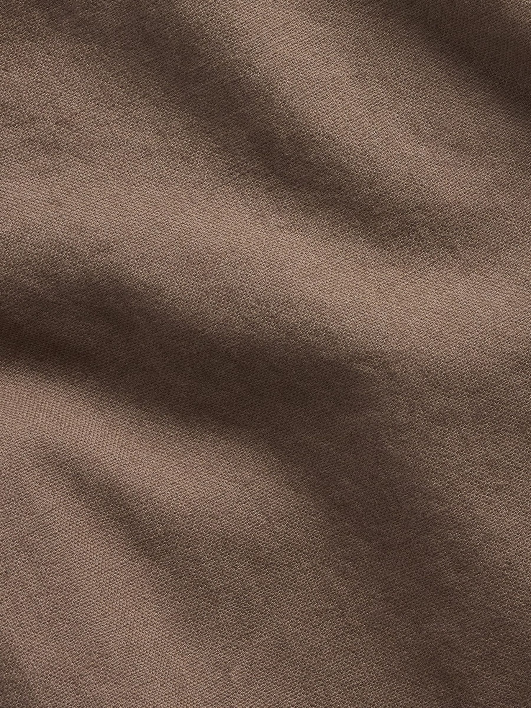 Brown 7.5 inch Linen-Cotton Shorts - Image 5 of 5