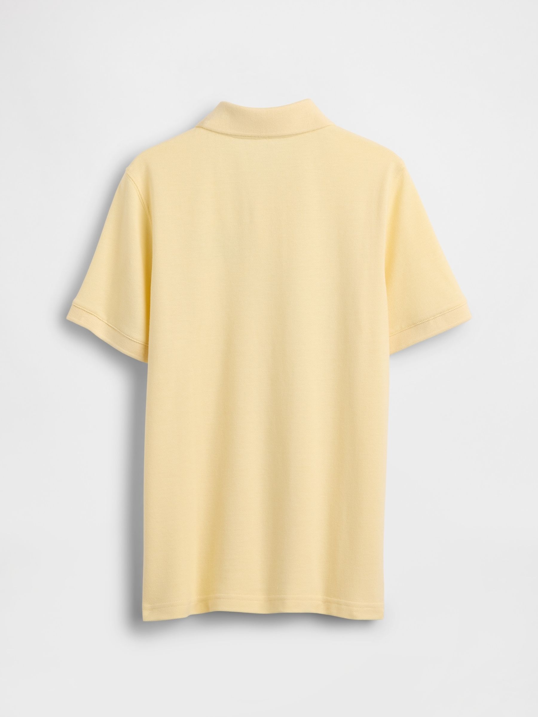Yellow Logo Pique Polo Shirt - Image 2 of 3