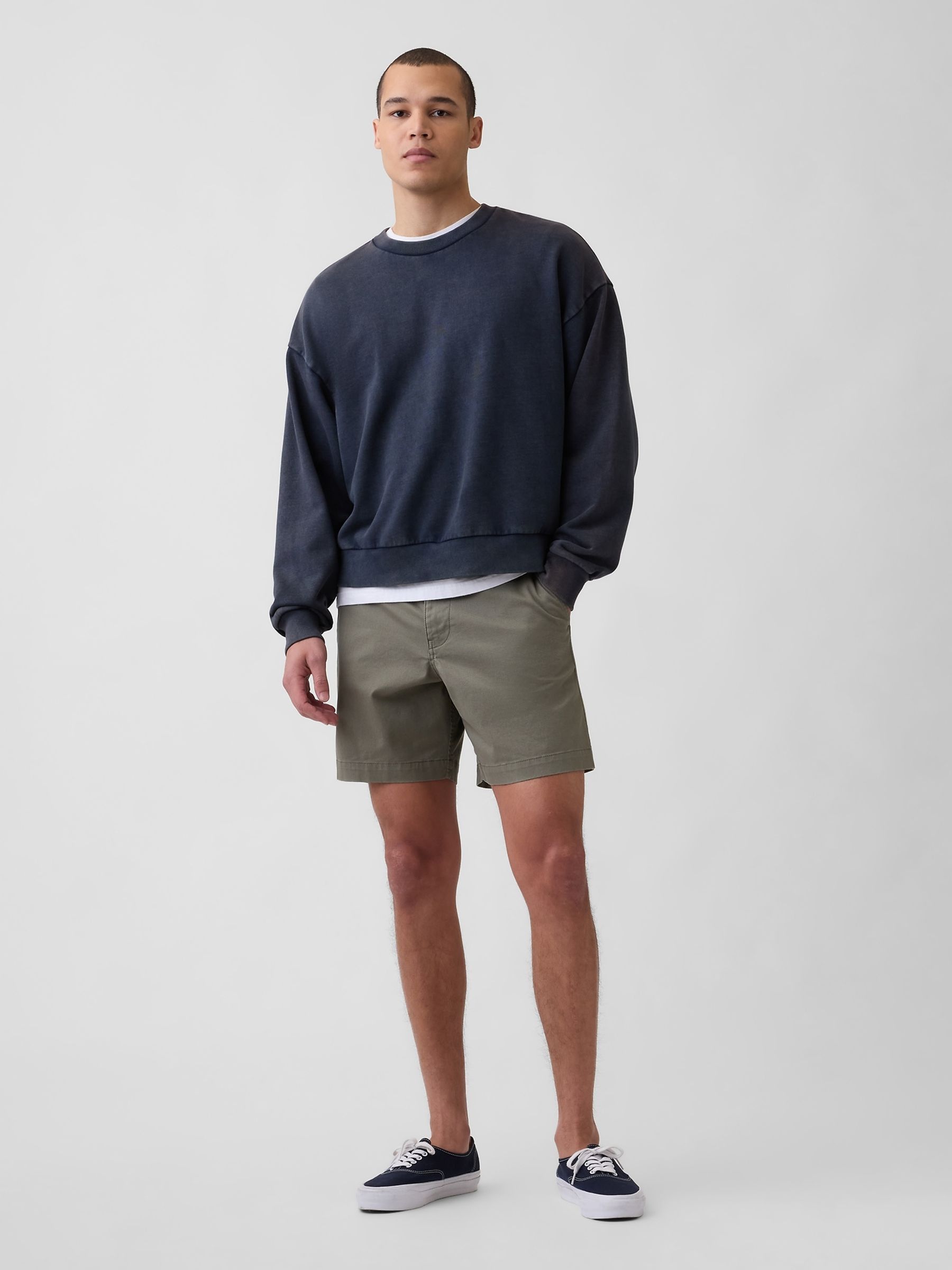 Green 7 inch Relaxed Shorts - Image 5 of 5