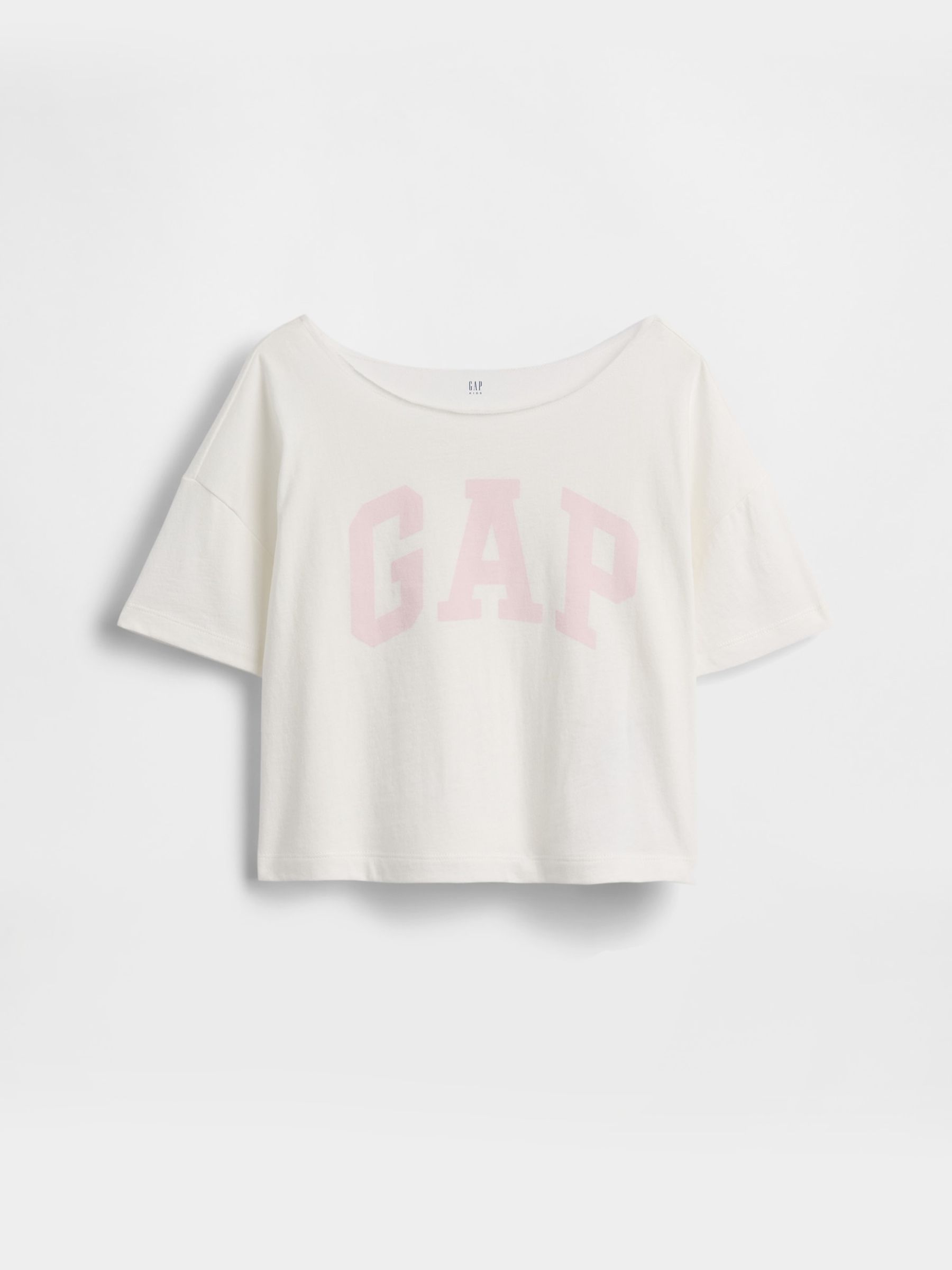 White Oversized Wide-Neck T-Shirt - Image 1 of 2