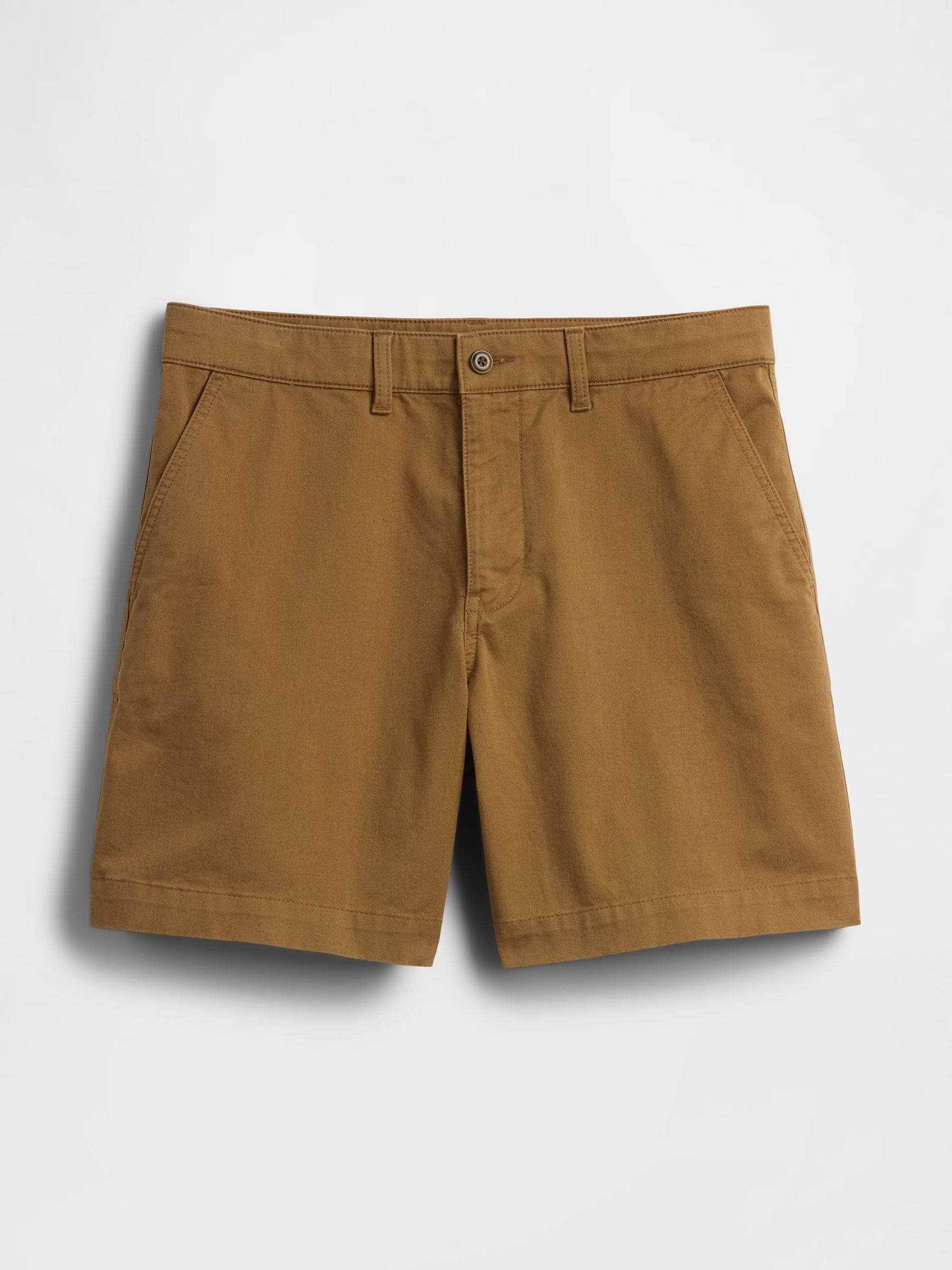 Brown 7 inch Relaxed Shorts - Image 4 of 4