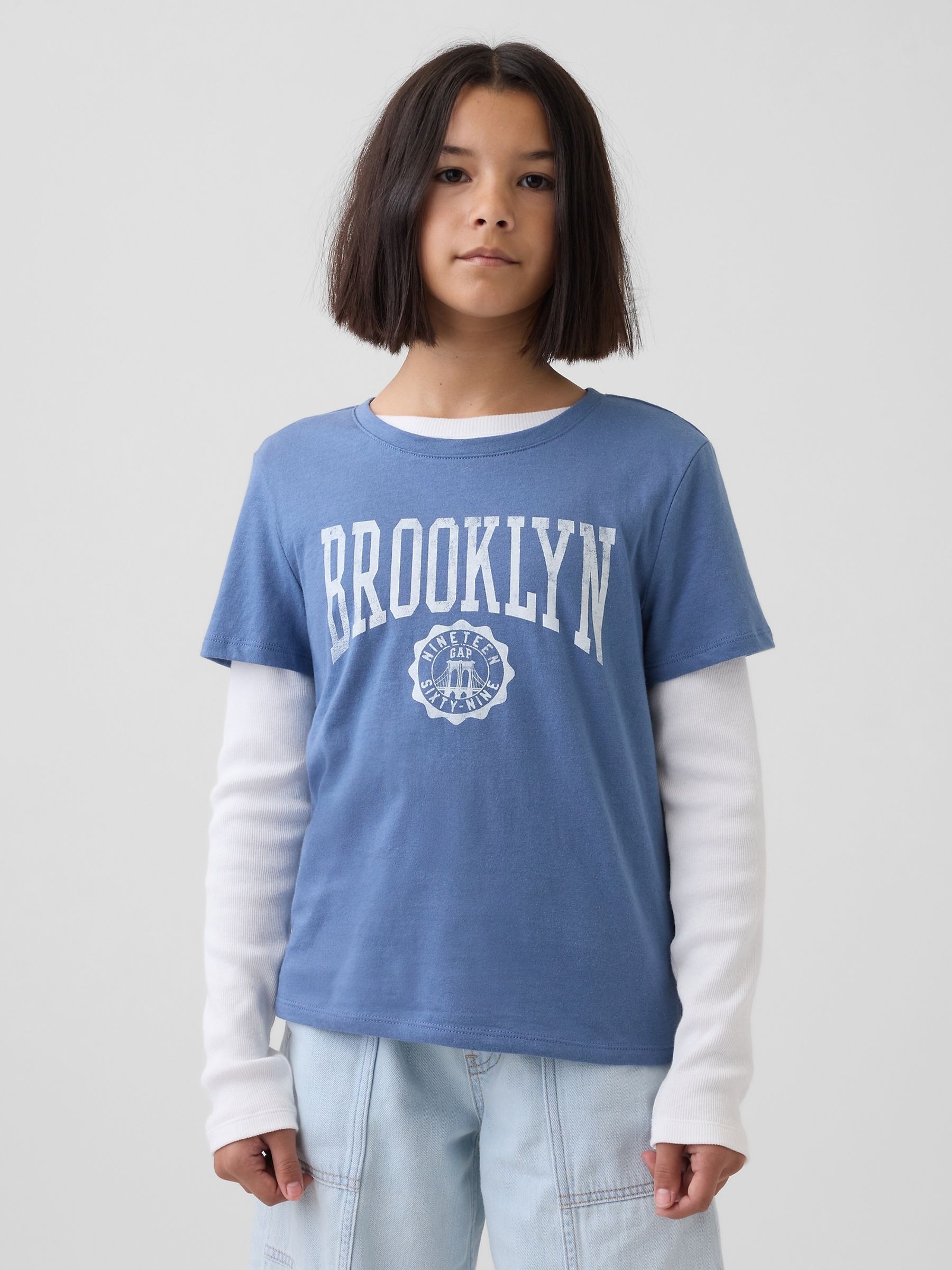 Blue Graphic T-Shirt - Image 1 of 4